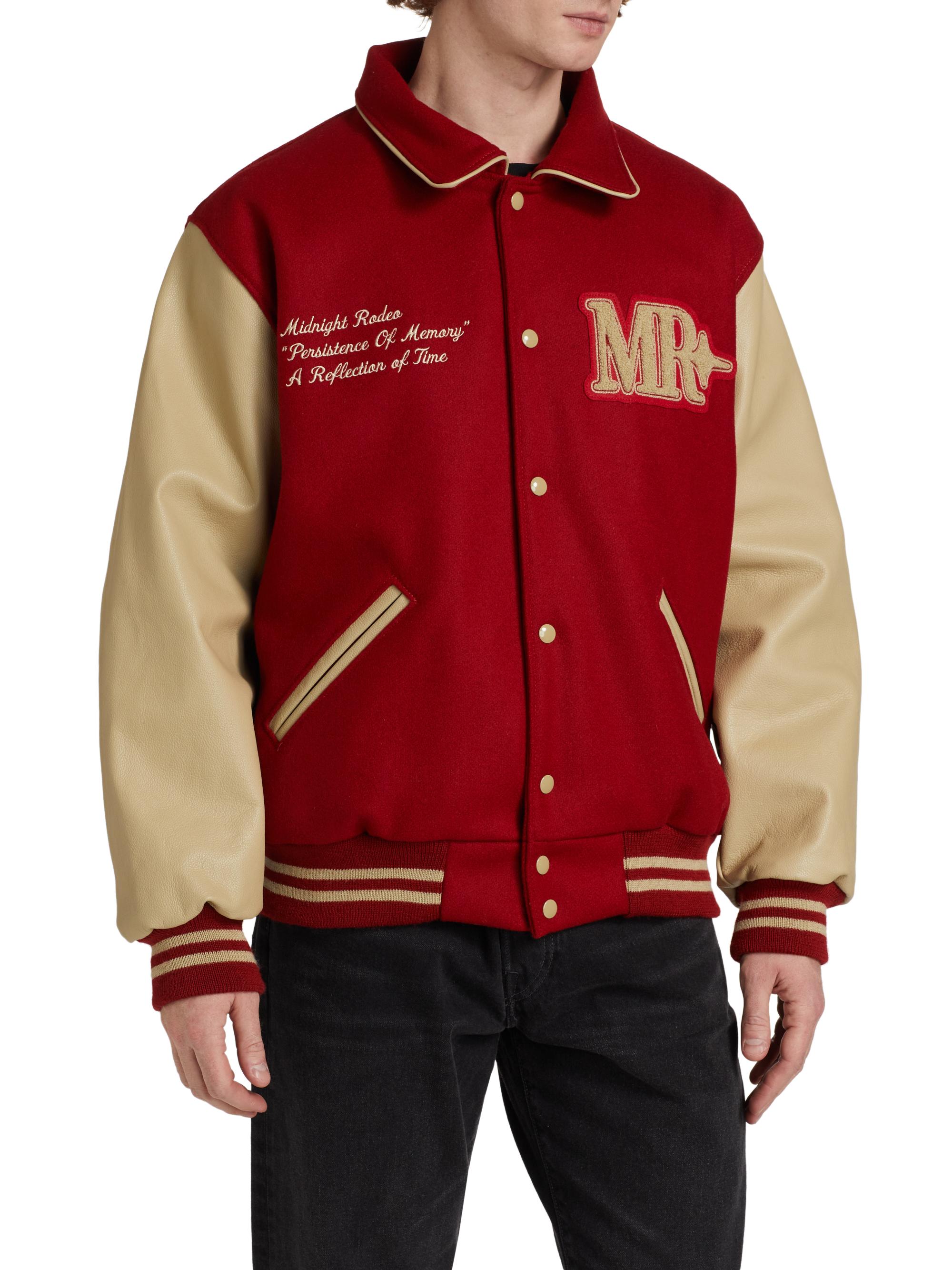 【りい】Time is on LEATHER VARSITY JACKET 🚨 LIMITED DROP ALERT 🚨Exclusive all LEATHER Varsity jacket with