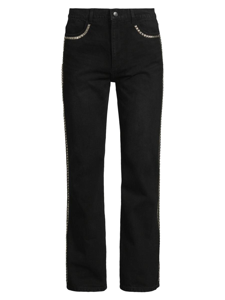 Midnight Rodeo Persistence Of Memory Studded Bootcut Jeans