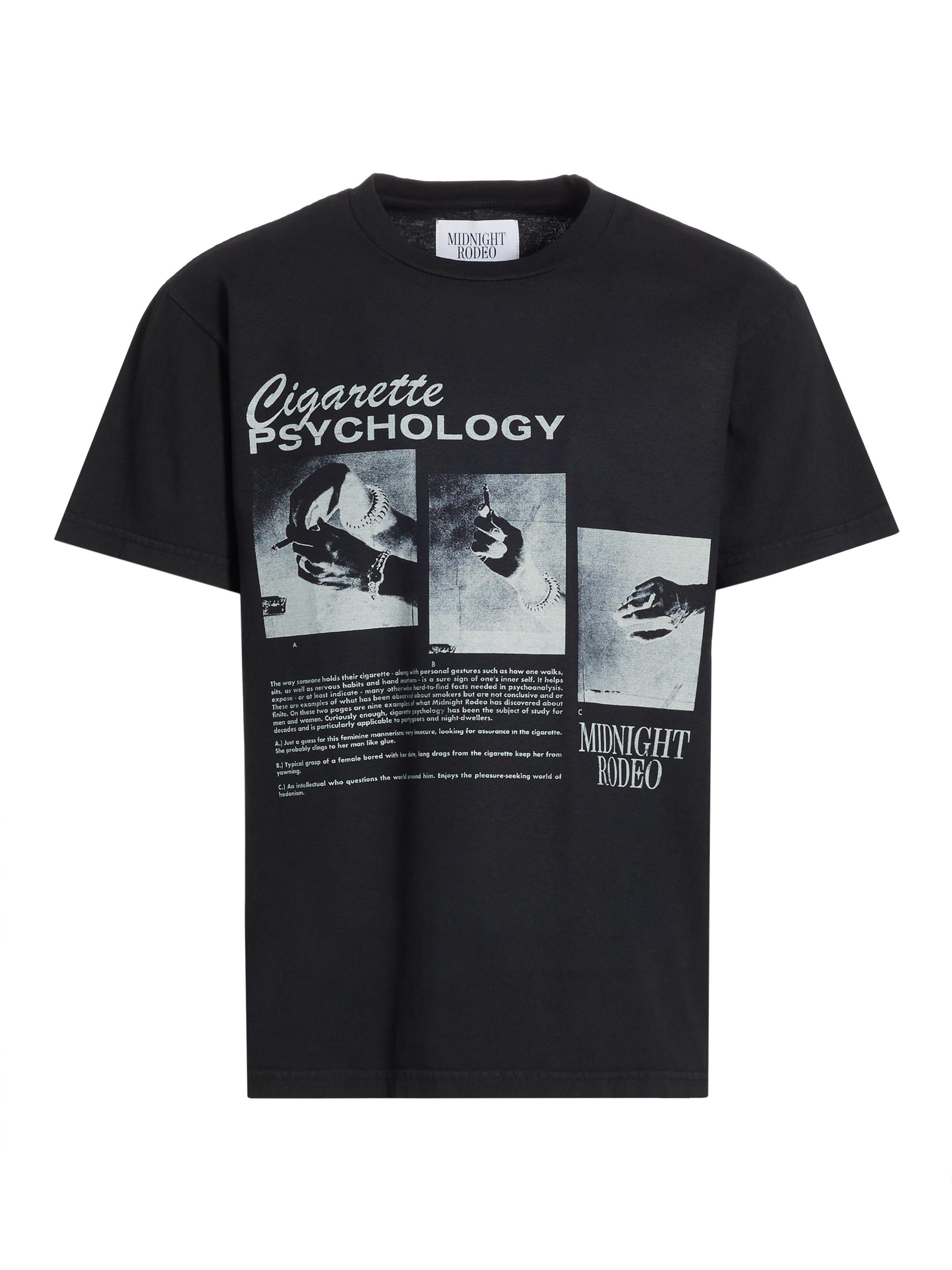 Midnight Rodeo Men's Persistance of Memory Cigarette Psychology T-Shirt - Vintage Black