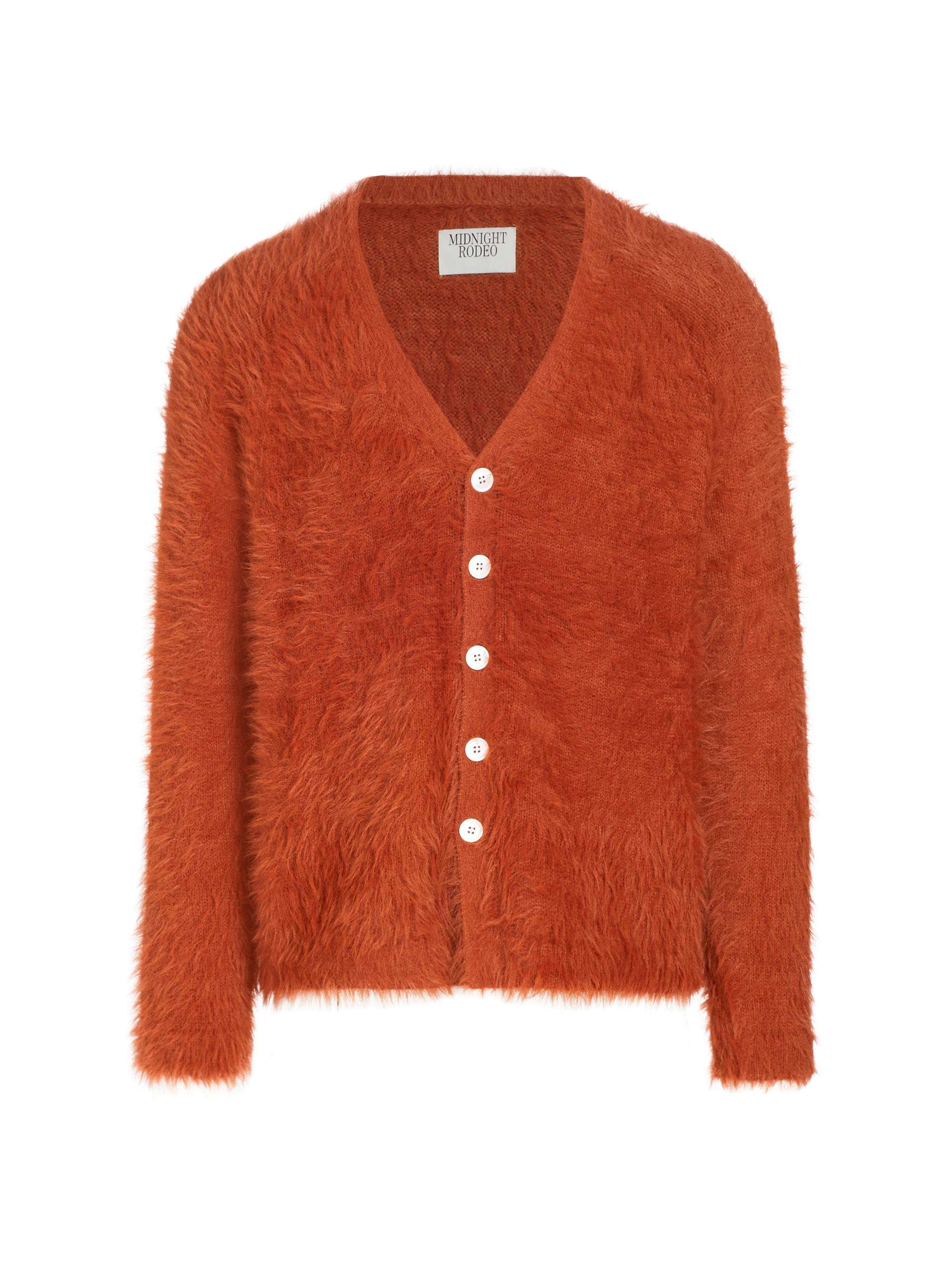 Midnight Rodeo Men's Persistance of Memory Shaggy V-Neck Cardigan - Picante