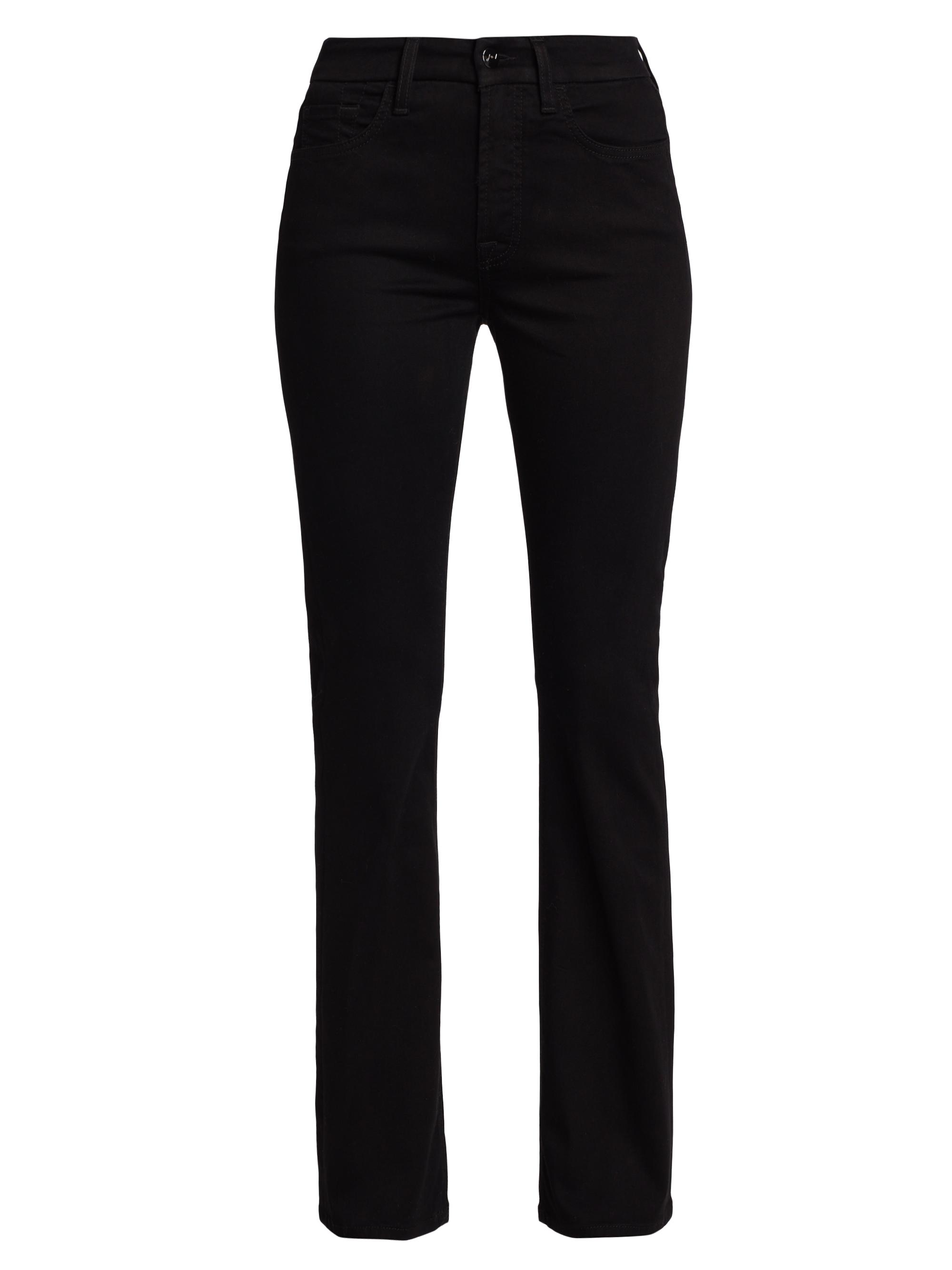Jen7 Women's Slim Bootcut Jeans - Classic Black Noir