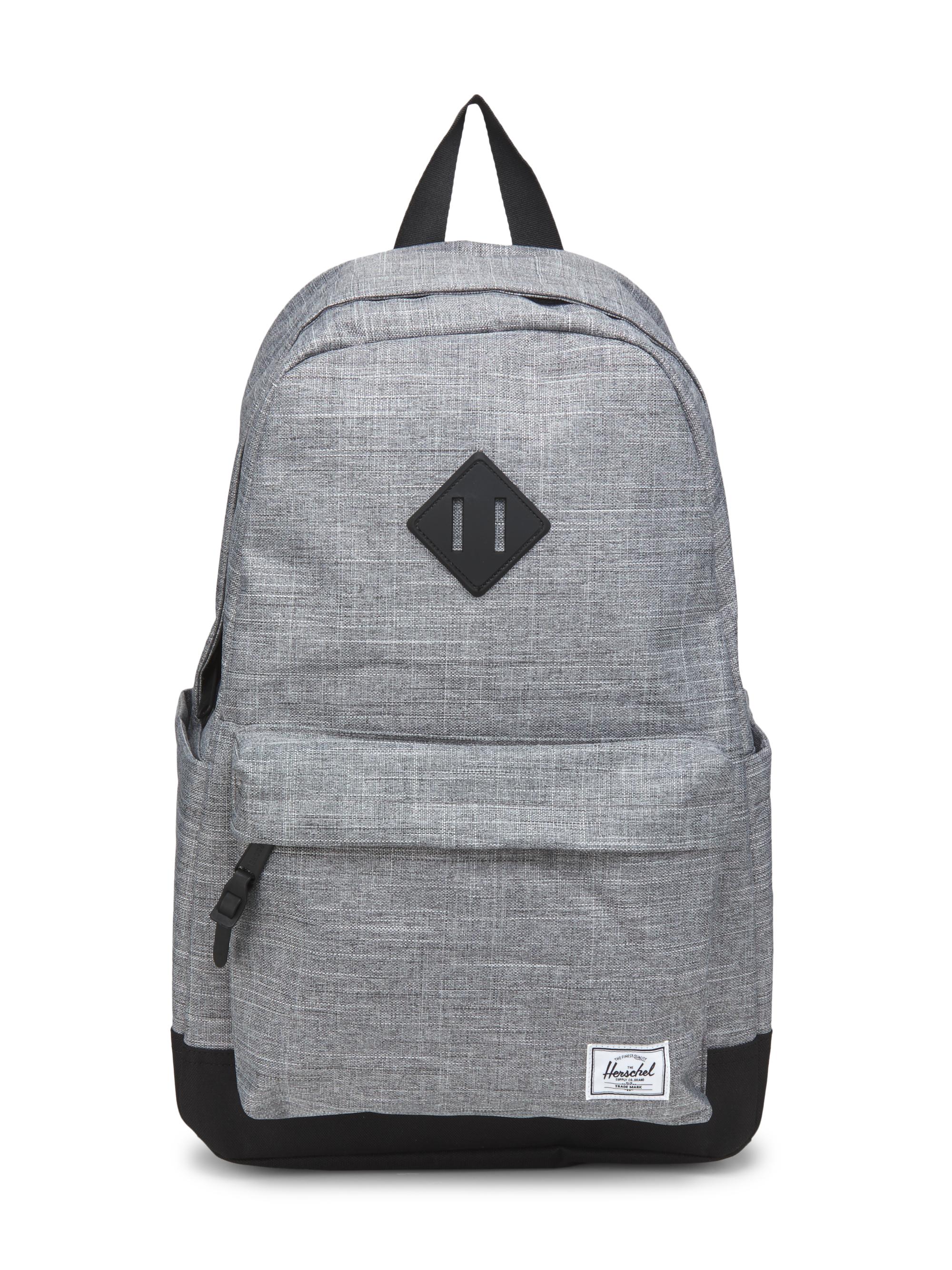Herschel Supply Co. Men's Heritage Logo Backpack - Raven Crosshatch