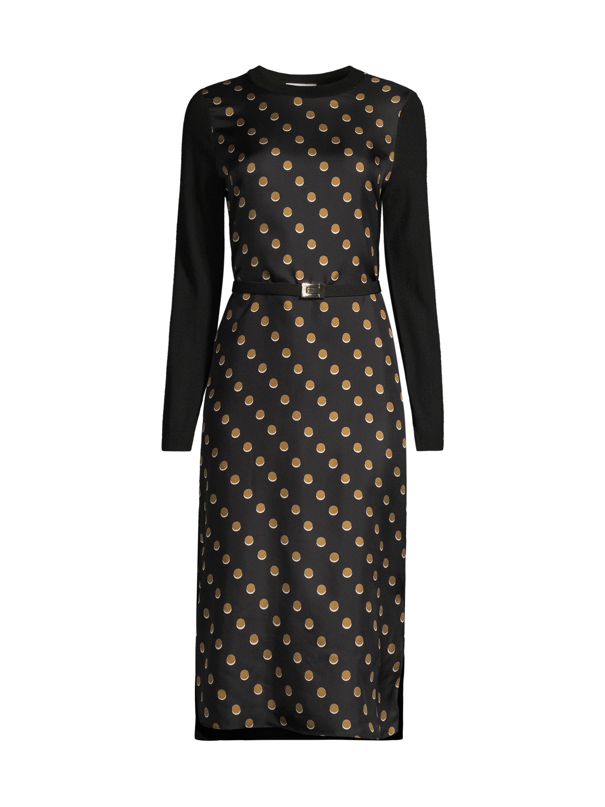 Tory Burch Greer Printed Silk & Wool Dress | Saks Fifth Avenue