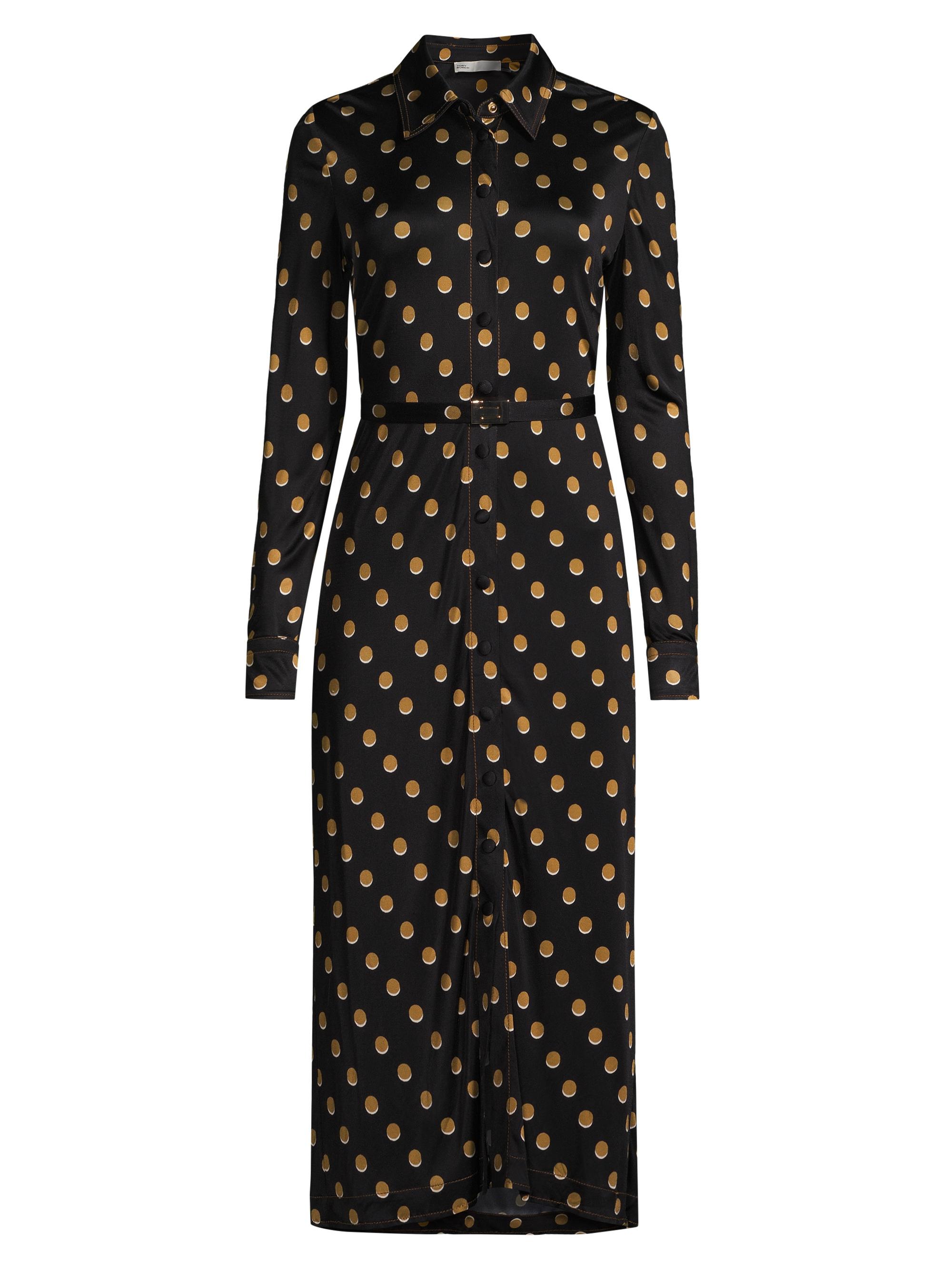 Tory Burch Printed Silk Jersey Shirtdress | Saks Fifth Avenue