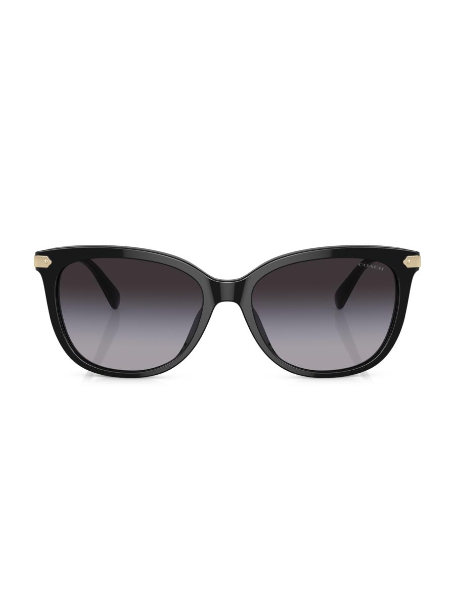 Coach Black Gold Women's Cat Eye Sunglasses main image 0