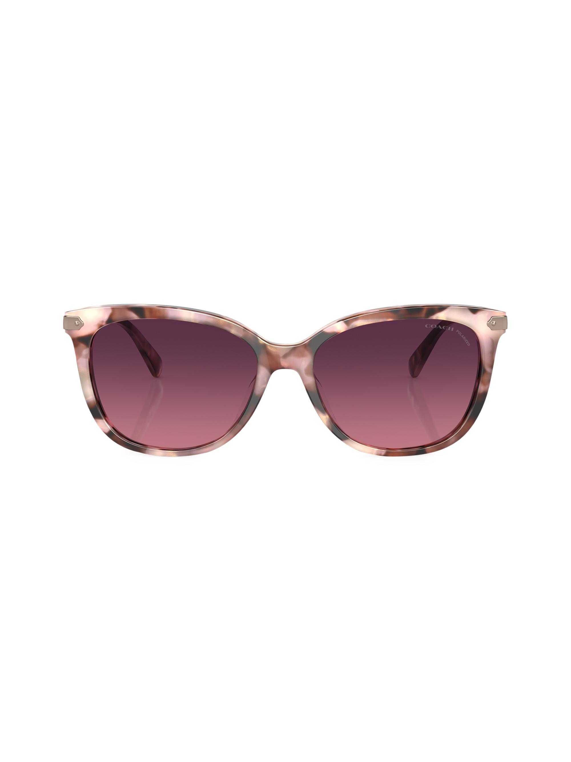 COACH Women's 57MM Cat-Eye Sunglasses - Tortoise