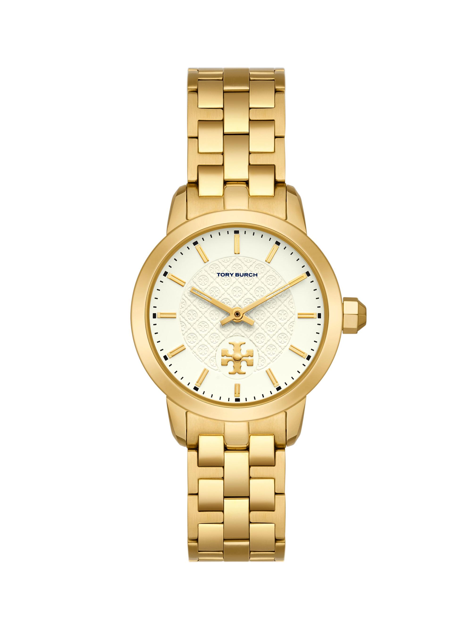 Tory Burch Tory Goldtone Bracelet Watch/34MM | Saks Fifth Avenue
