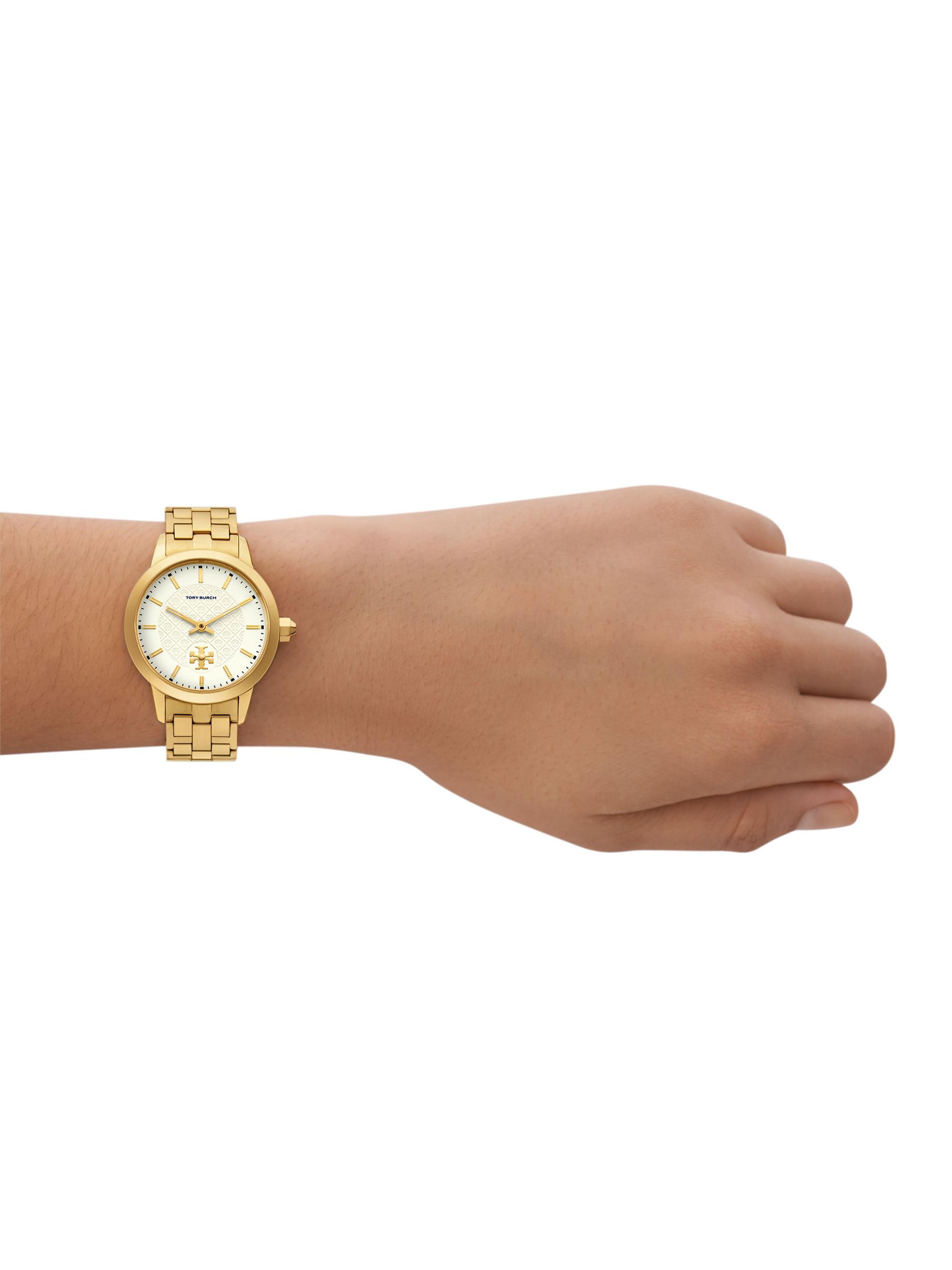 Tory Burch Tory Goldtone Bracelet Watch/34MM | Saks Fifth Avenue