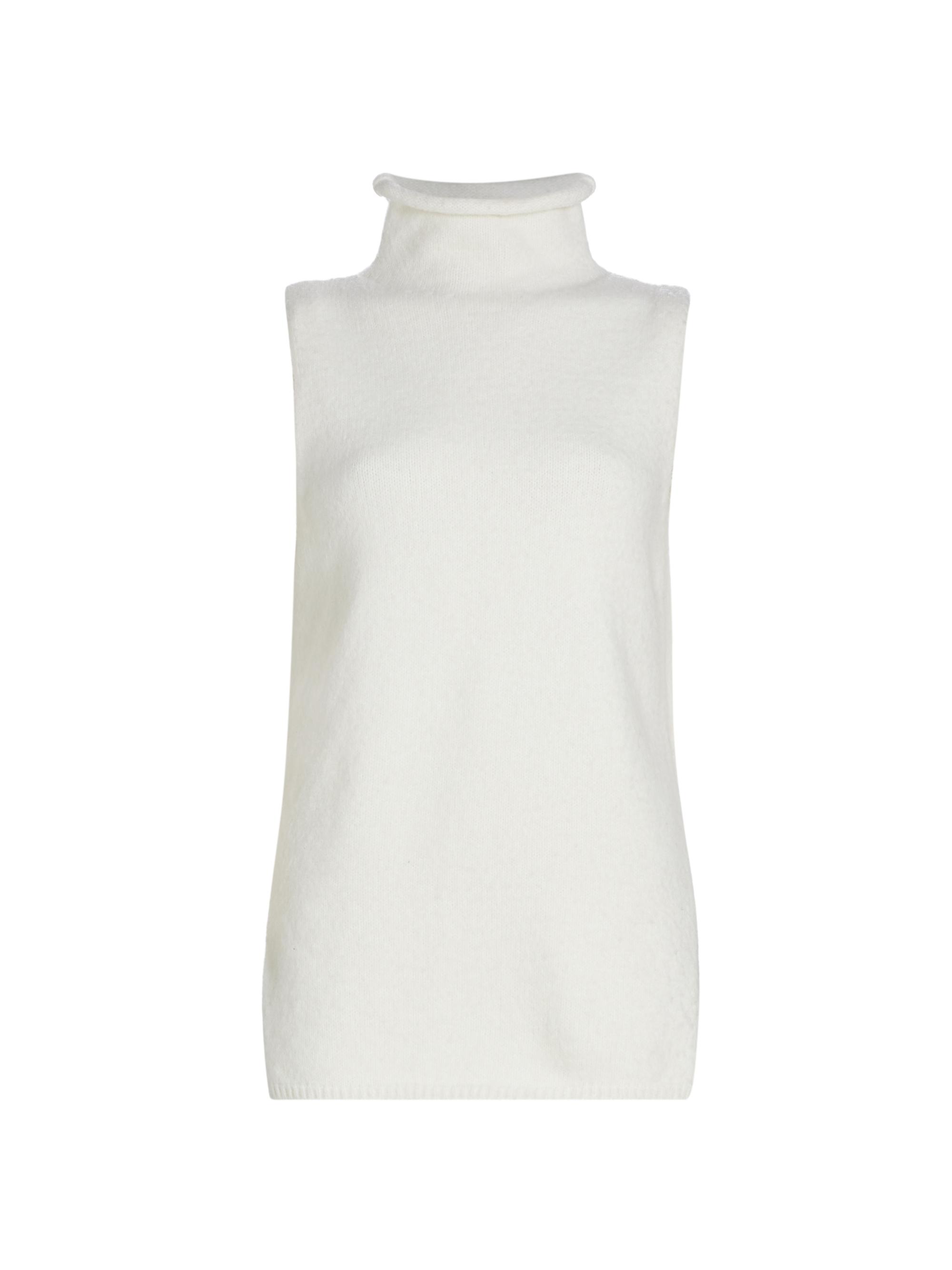 Proenza Schouler White Label Women's Lily Sleeveless Turtleneck - Off White
