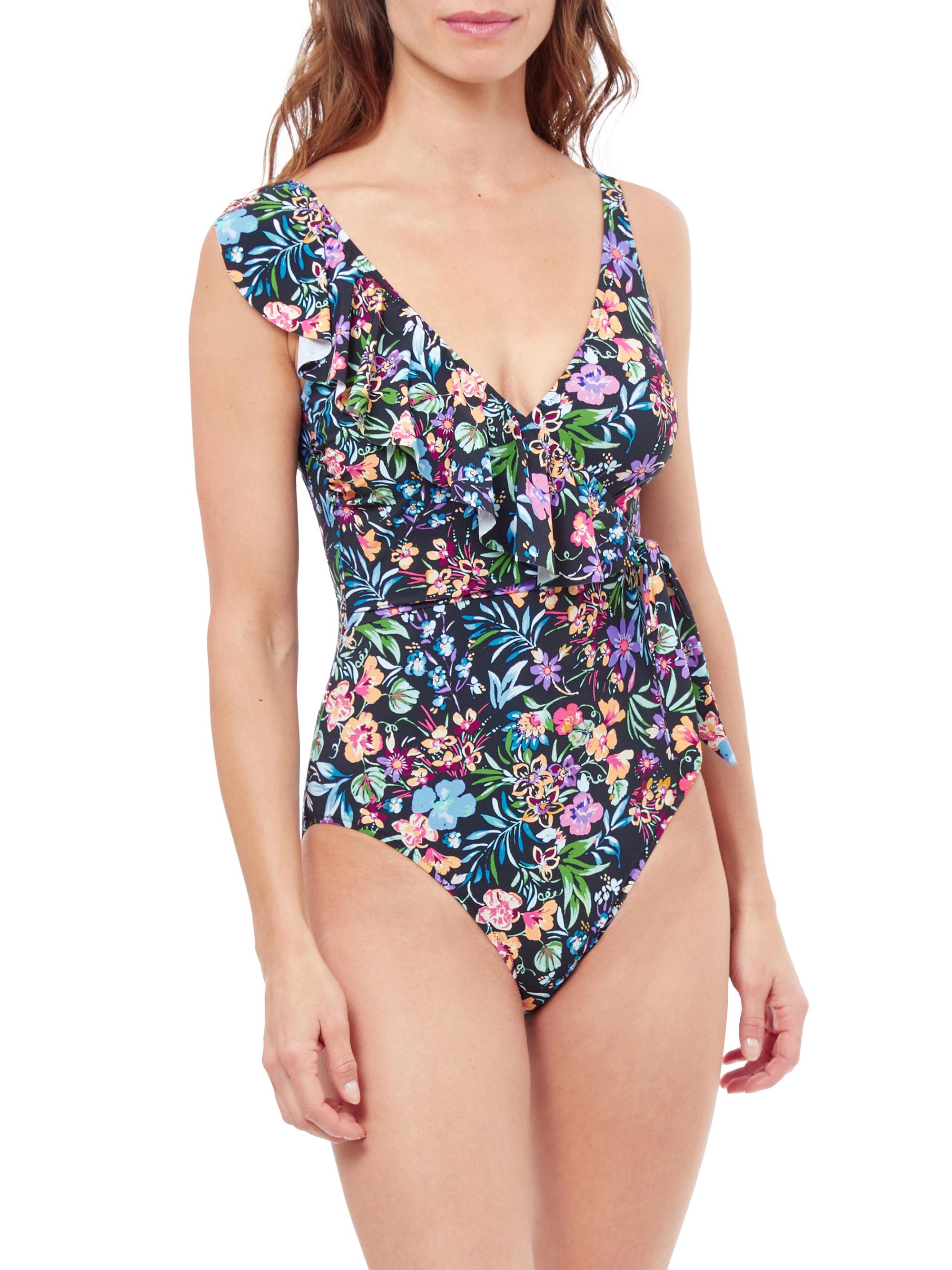 Profile By Gottex Women's Flora Surplice One-Piece Swimsuit