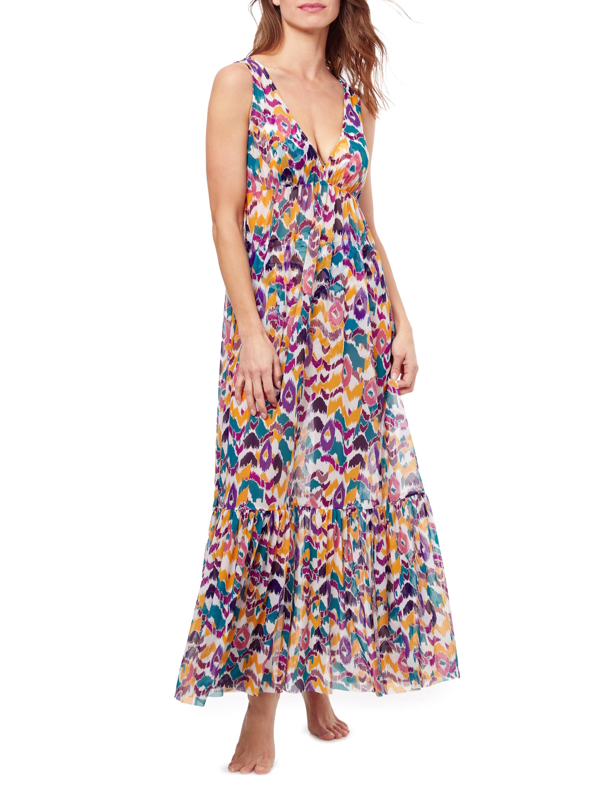 Profile By Gottex Women's Echo Ikat Maxi Dress