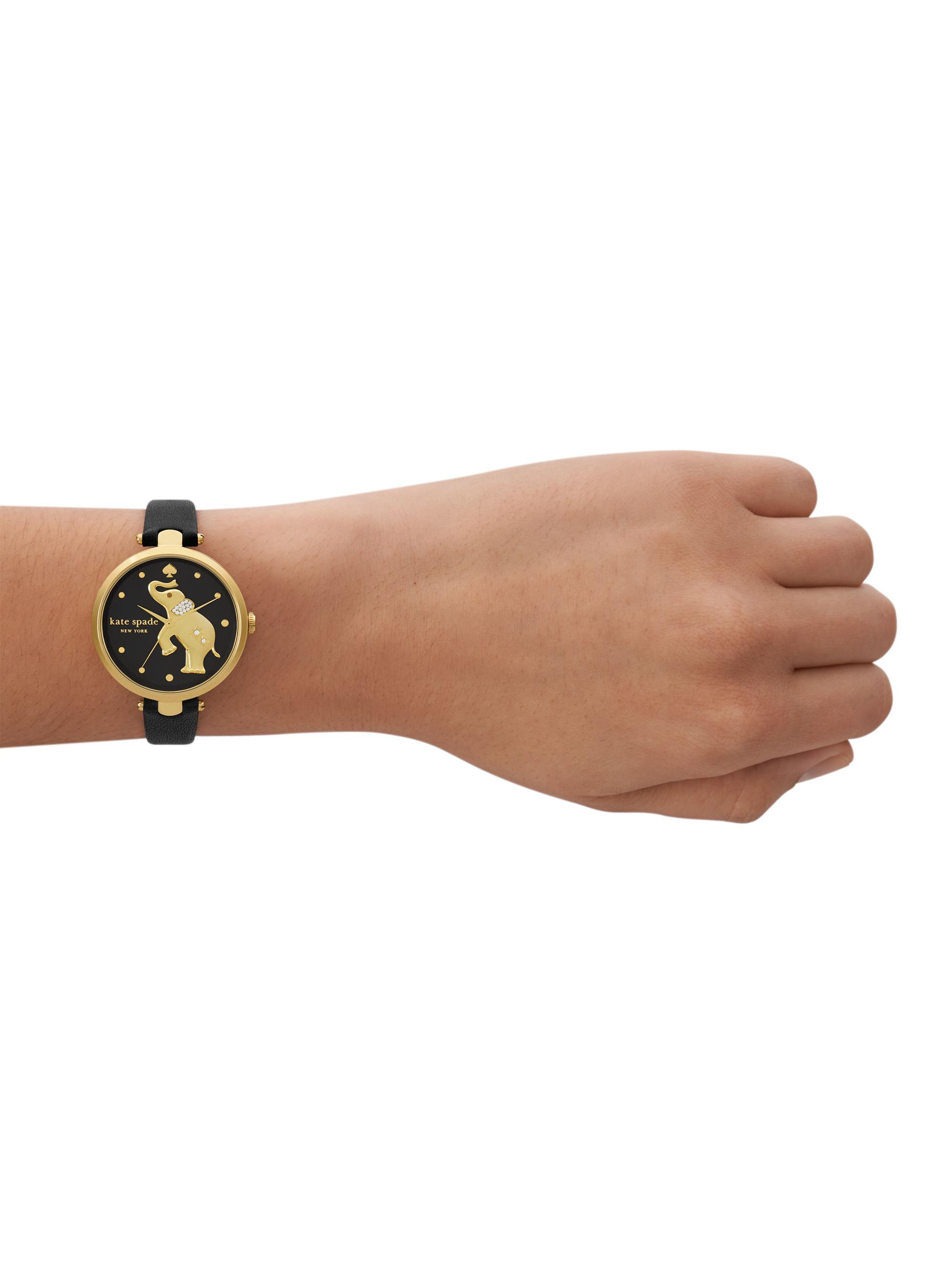 kate spade new york Goldtone Stainless Steel & Leather Elephant