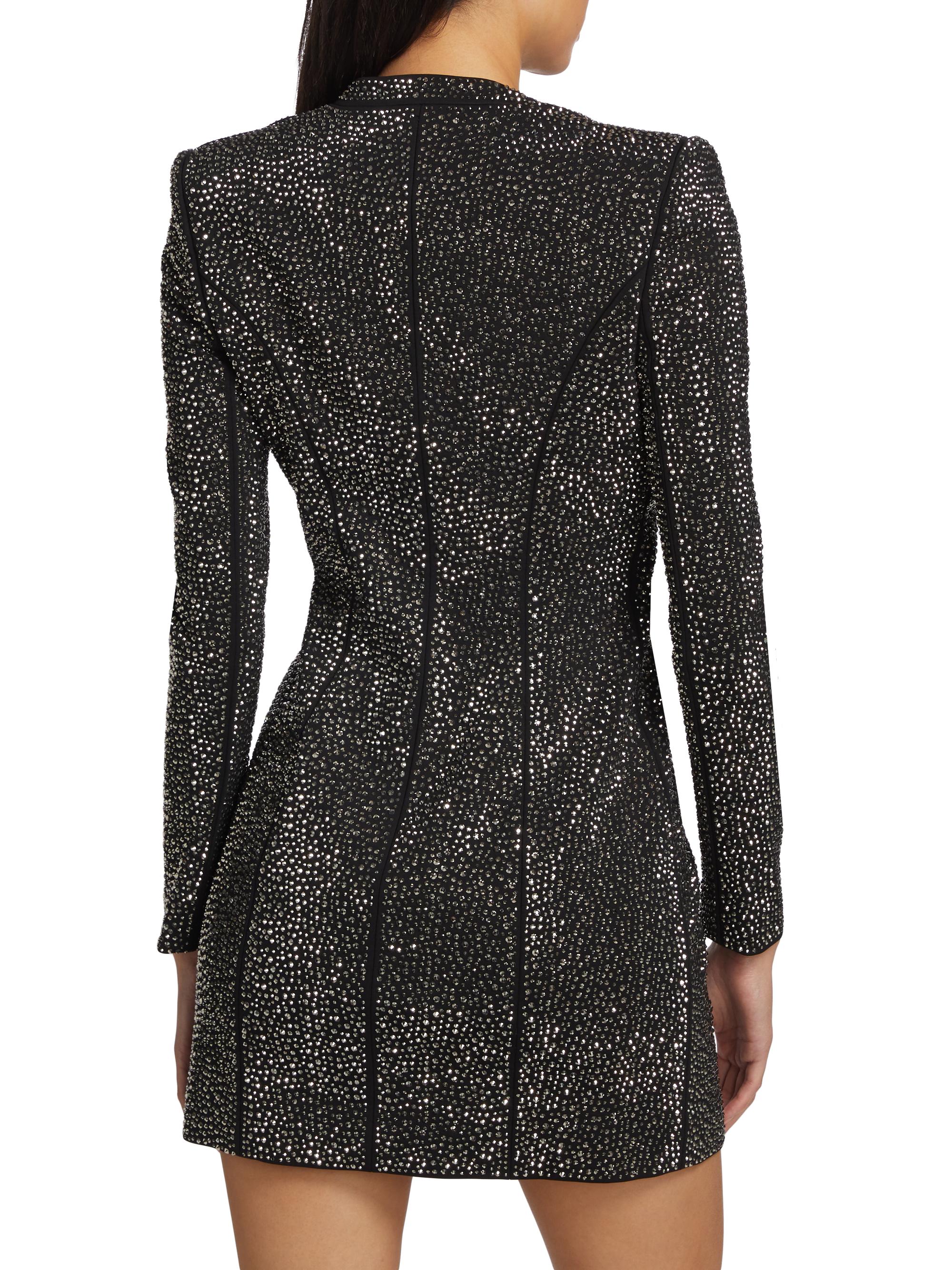 Marc Jacobs crystal-embellished mini dress - Black