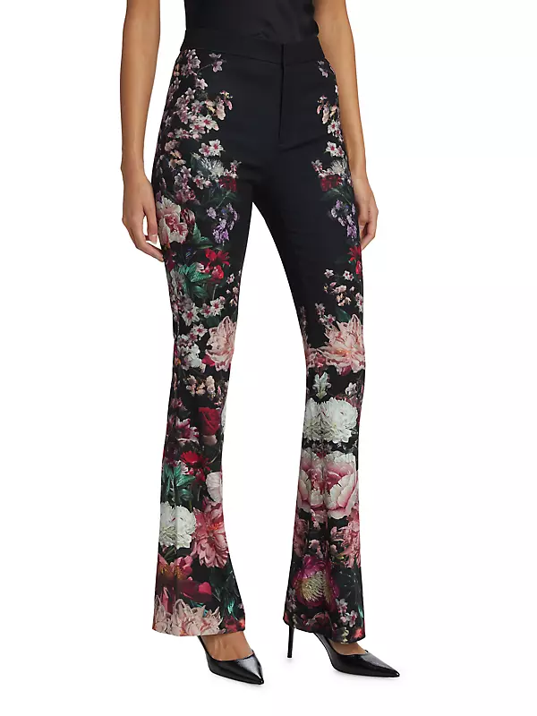 Alice and Olivia - Alabama Palazzo Pant - Floral Fest – Shooze
