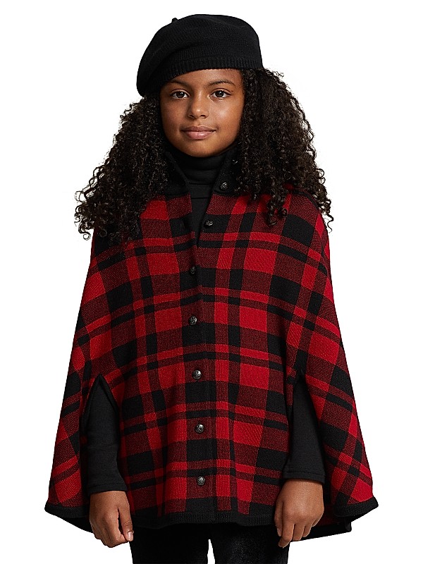Shop Polo Ralph Lauren Little Girl's & Girl's Plaid Wool Shop Polo Ralph Lauren Little Girl's & Girl's Plaid Wool