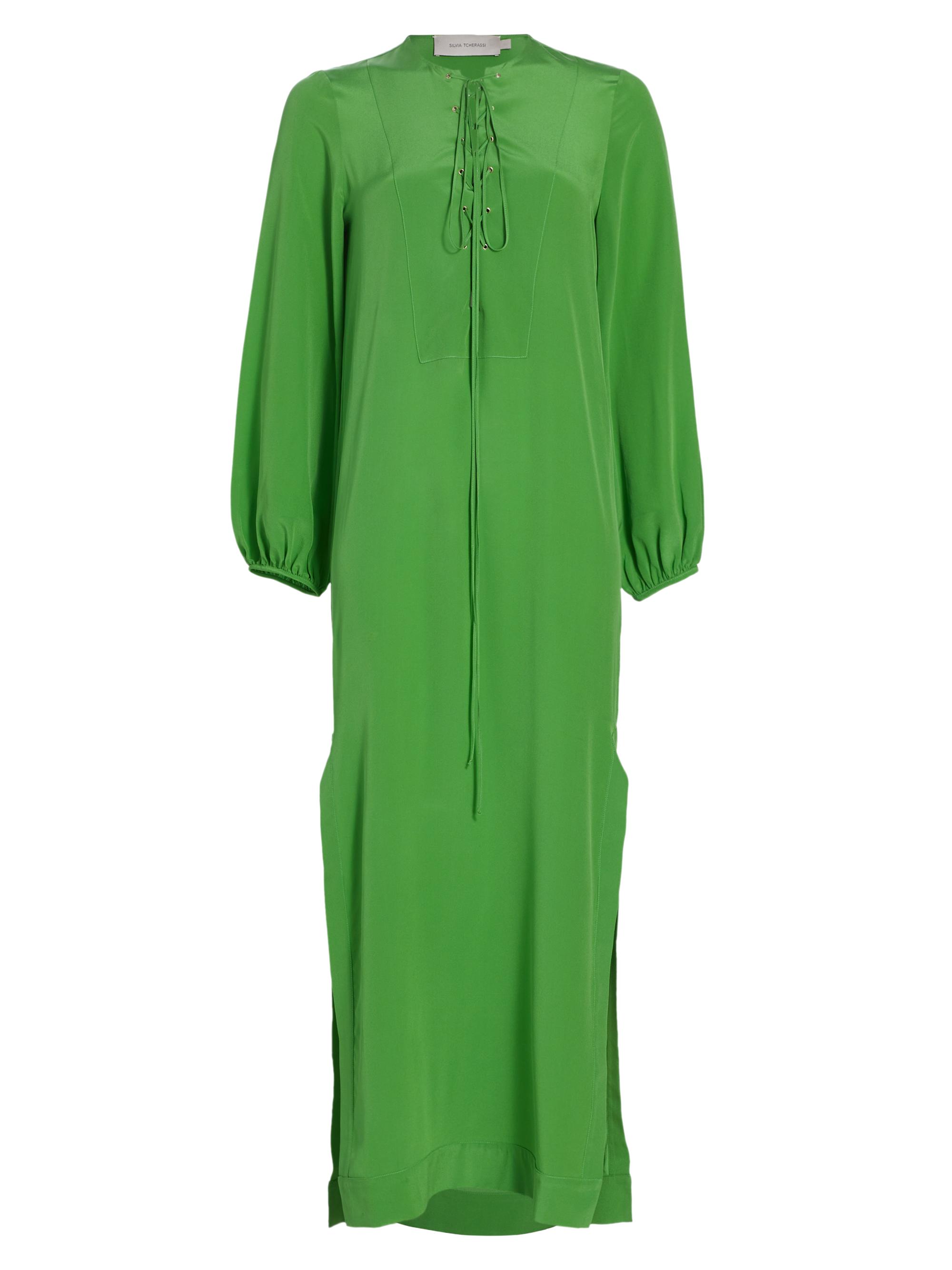 Silvia Tcherassi Women's Isernia Tunic Midi-Dress - Lime