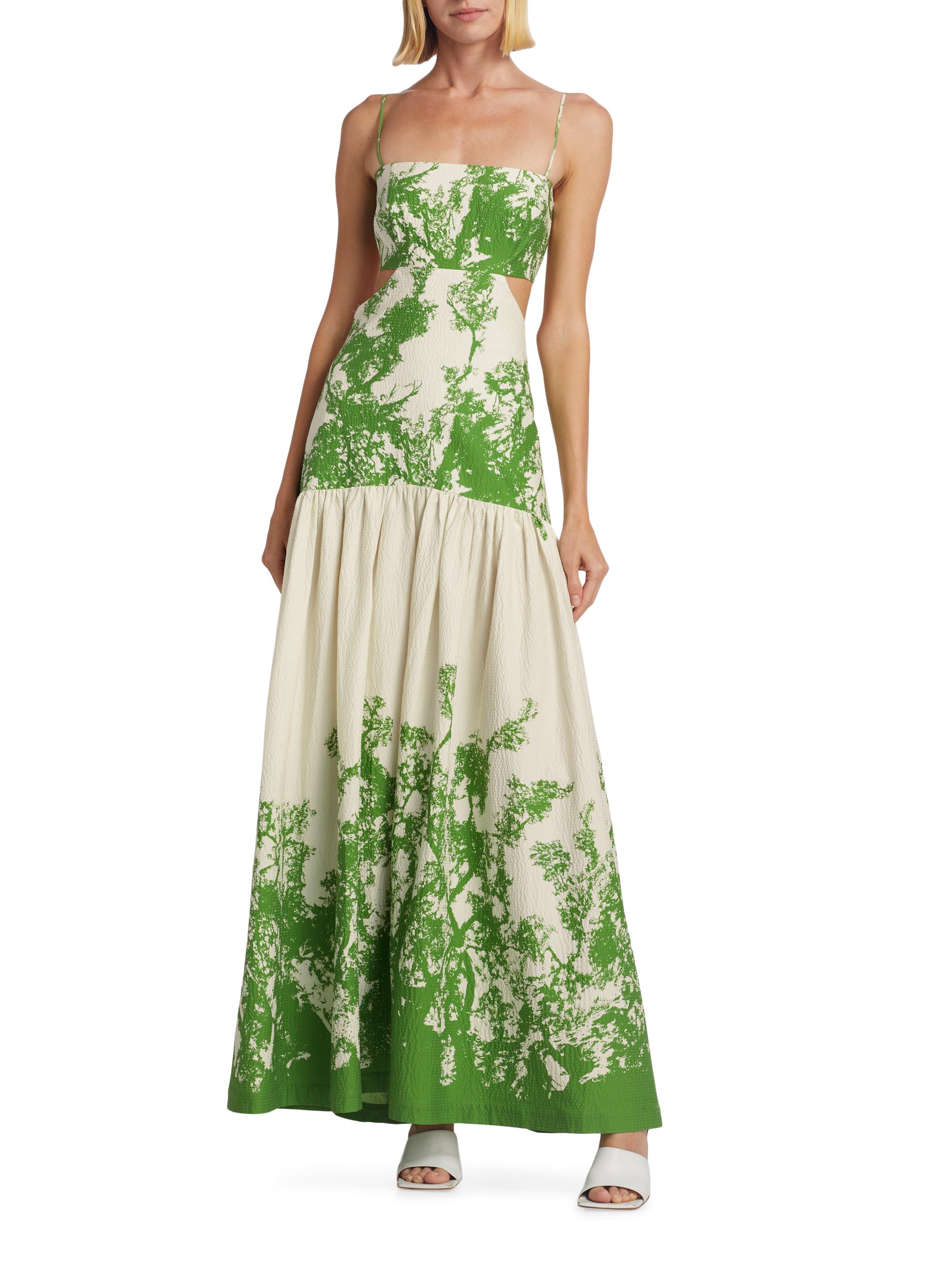 Silvia Tcherassi Shannon Floral Cotton Maxi Dress | Saks Fifth Avenue