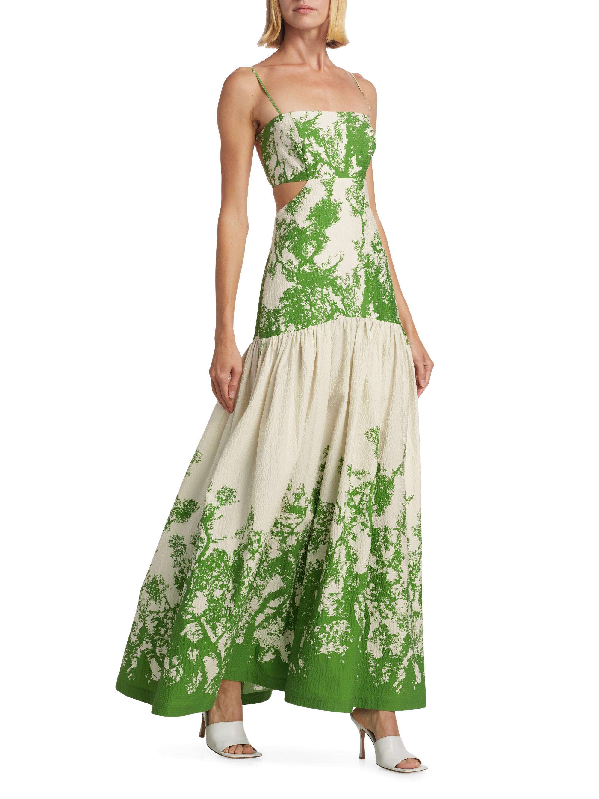 Silvia Tcherassi Shannon Floral Cotton Maxi Dress | Saks Fifth Avenue
