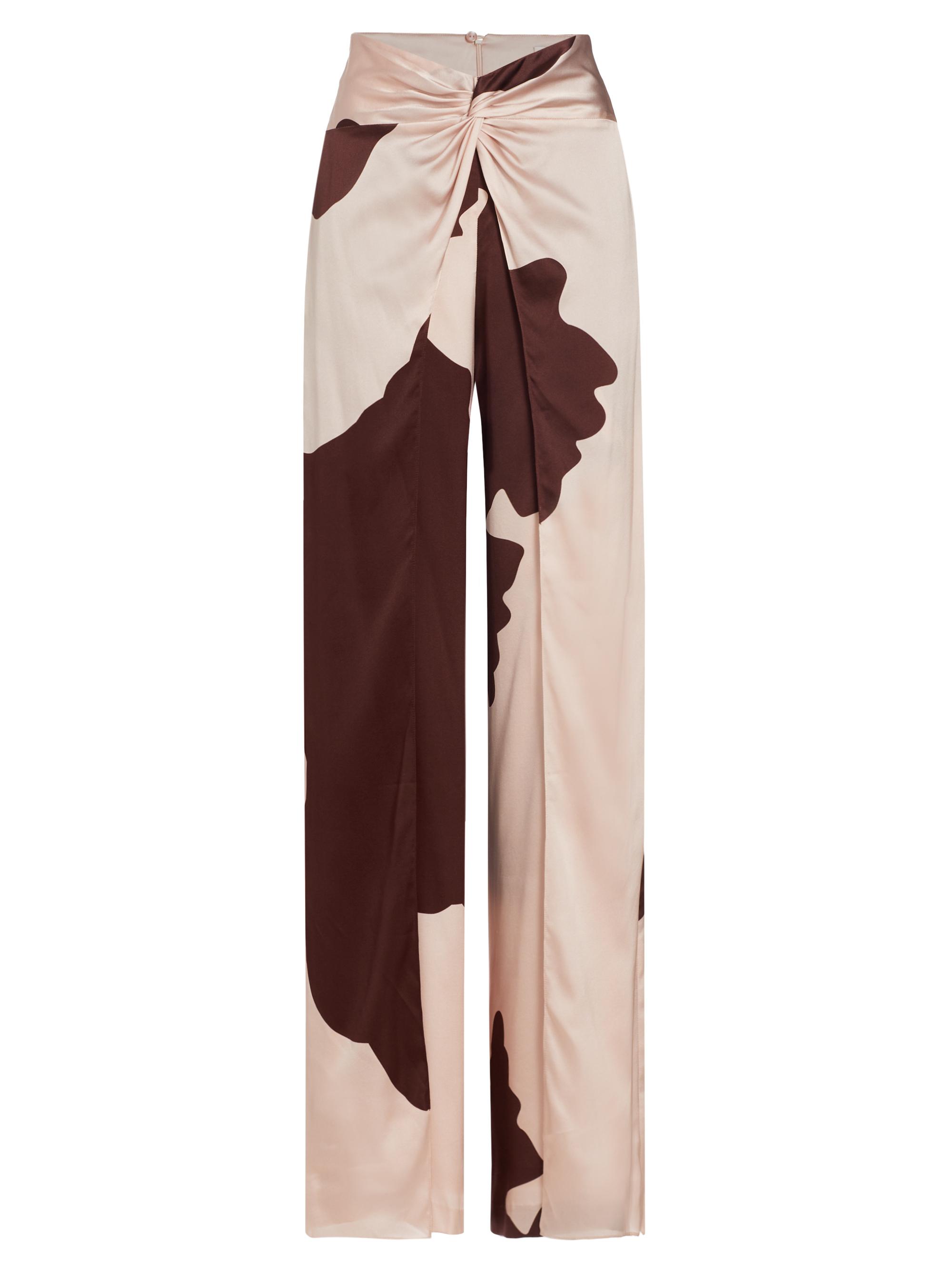 Silvia Tcherassi Canturipe Silk-Blend Gathered Pants | Saks Fifth