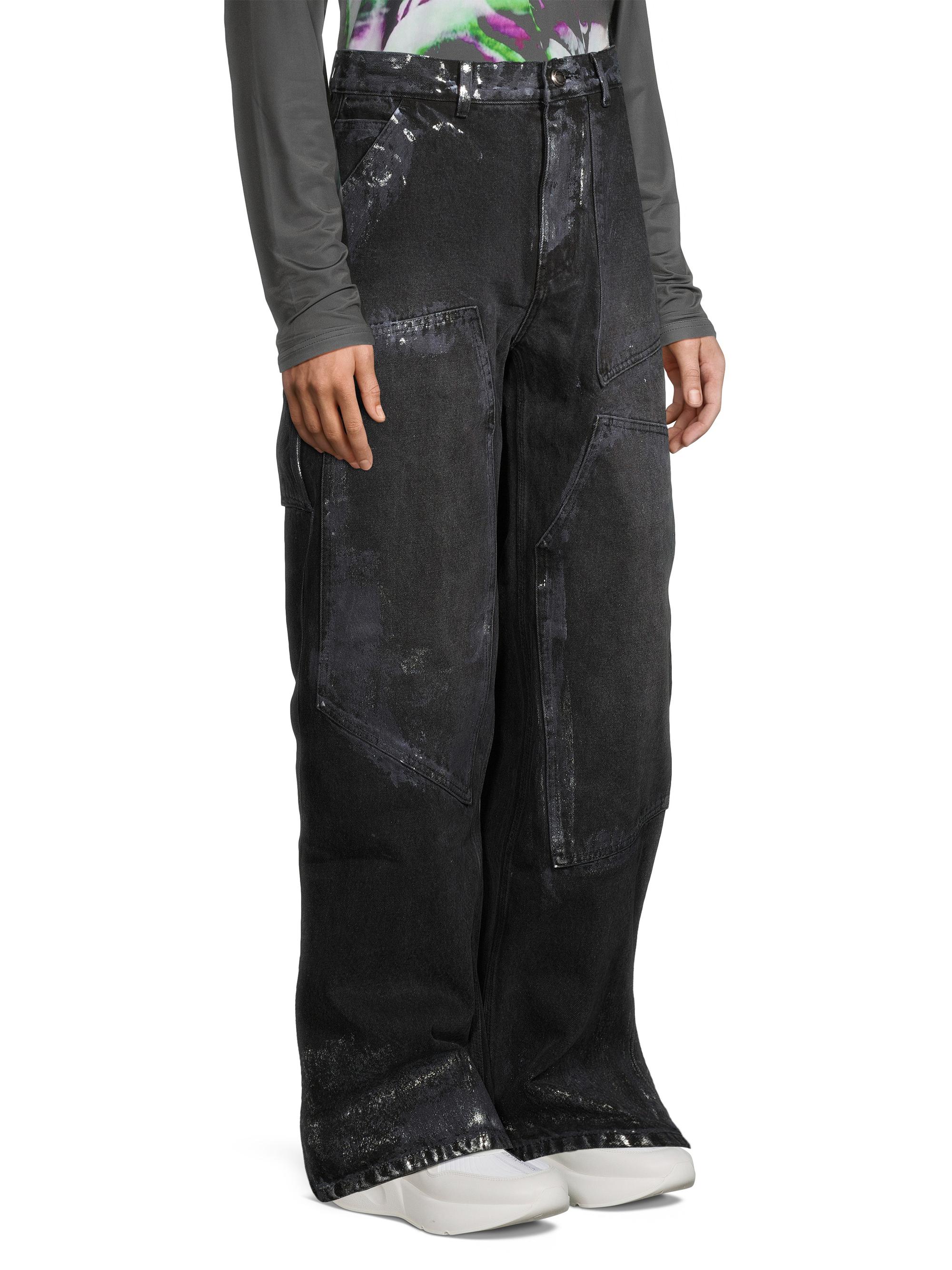 Andersson Bell Coated Carpenter Wide-Leg Jeans | Saks Fifth