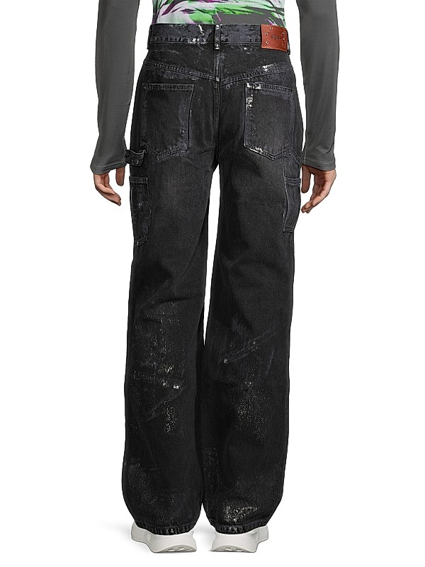 Shop Andersson Bell Coated Carpenter Wide-Leg Jeans | Saks Shop Andersson Bell Coated Carpenter Wide-Leg Jeans | Saks
