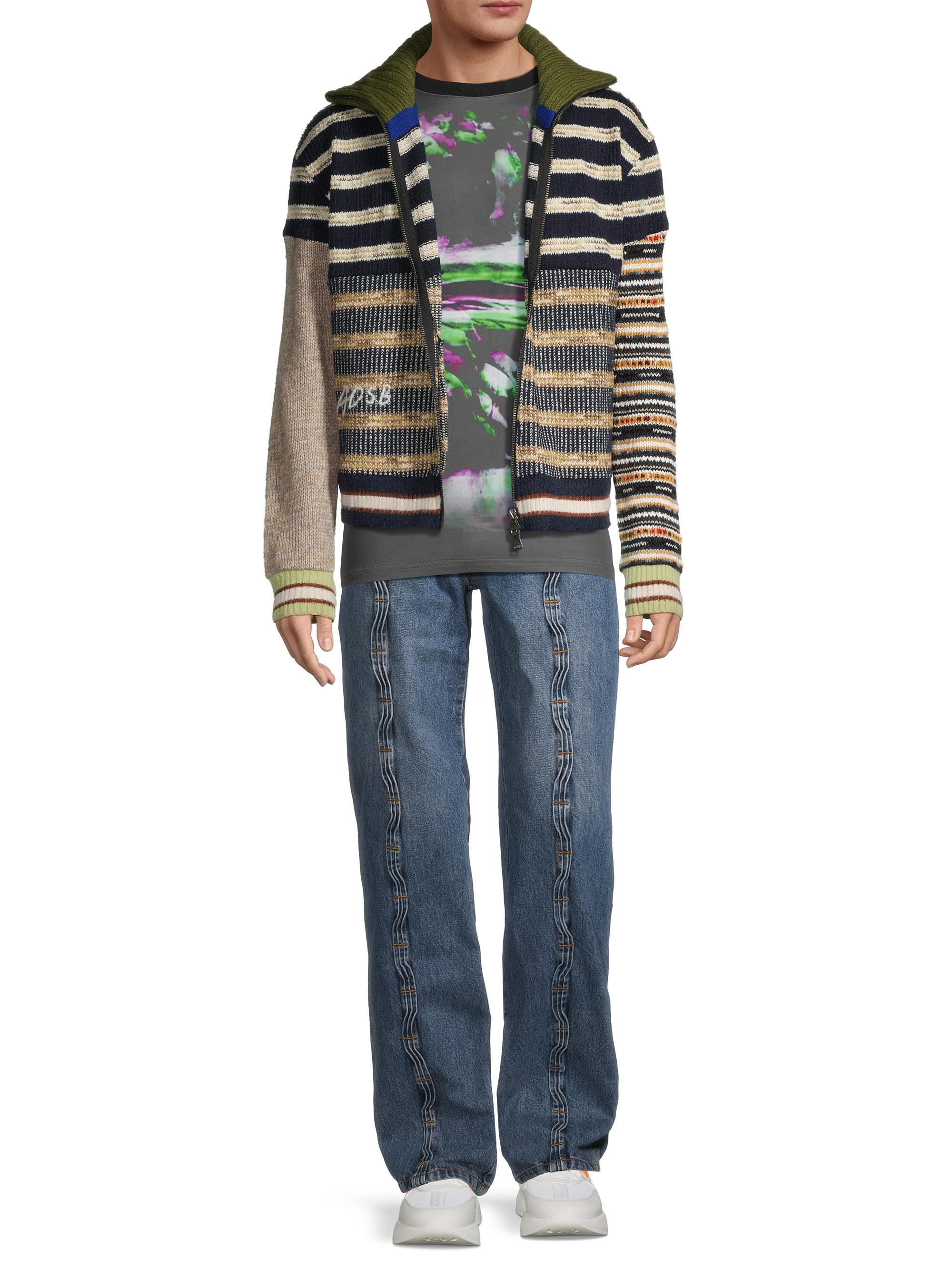 Andersson Bell Blifden Patchwork Zip-Up Cardigan | Saks Fifth Avenue