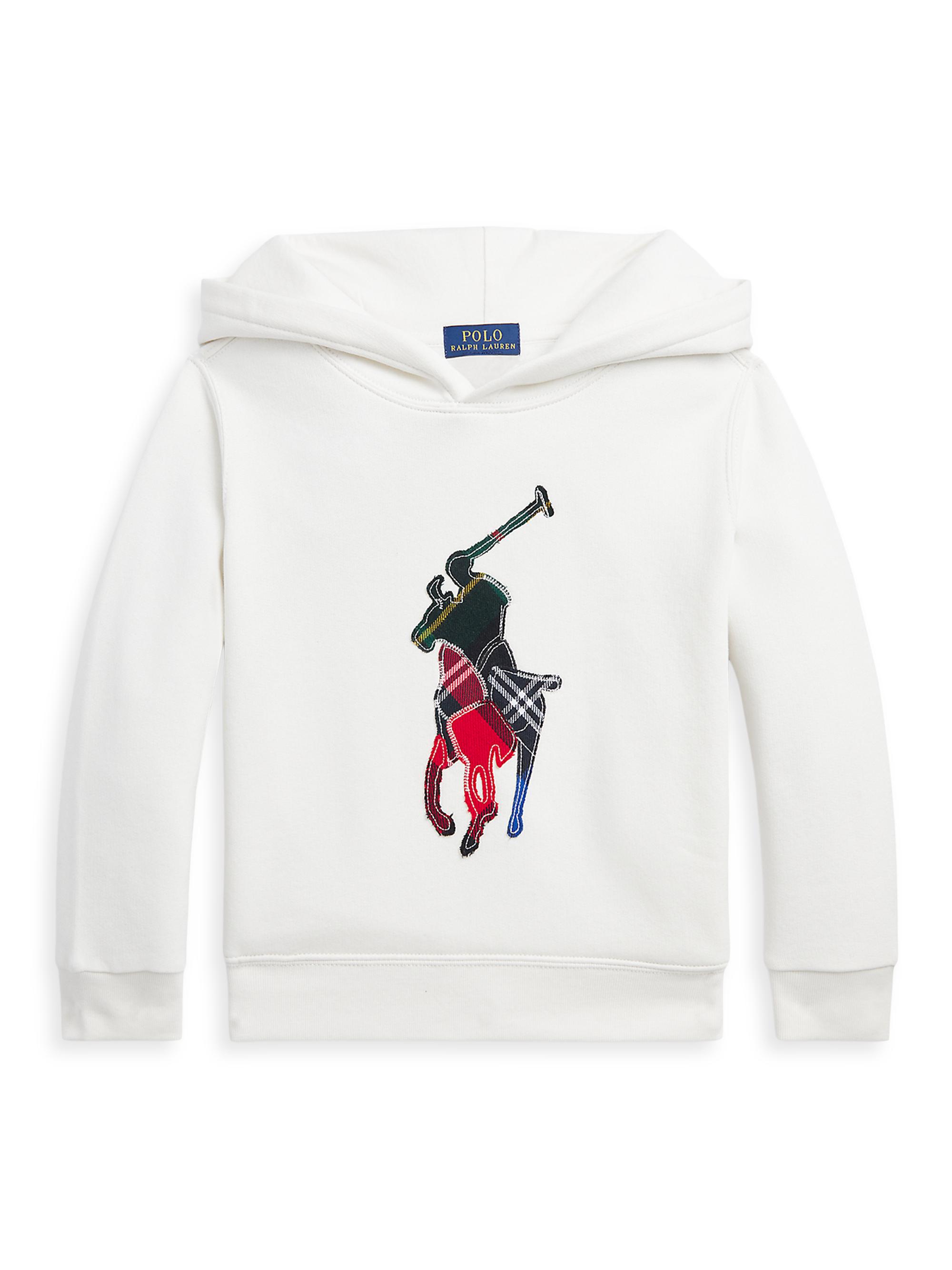 Polo Ralph Lauren Little Boy's & Boy's Patchwork Polo Pony Hoodie