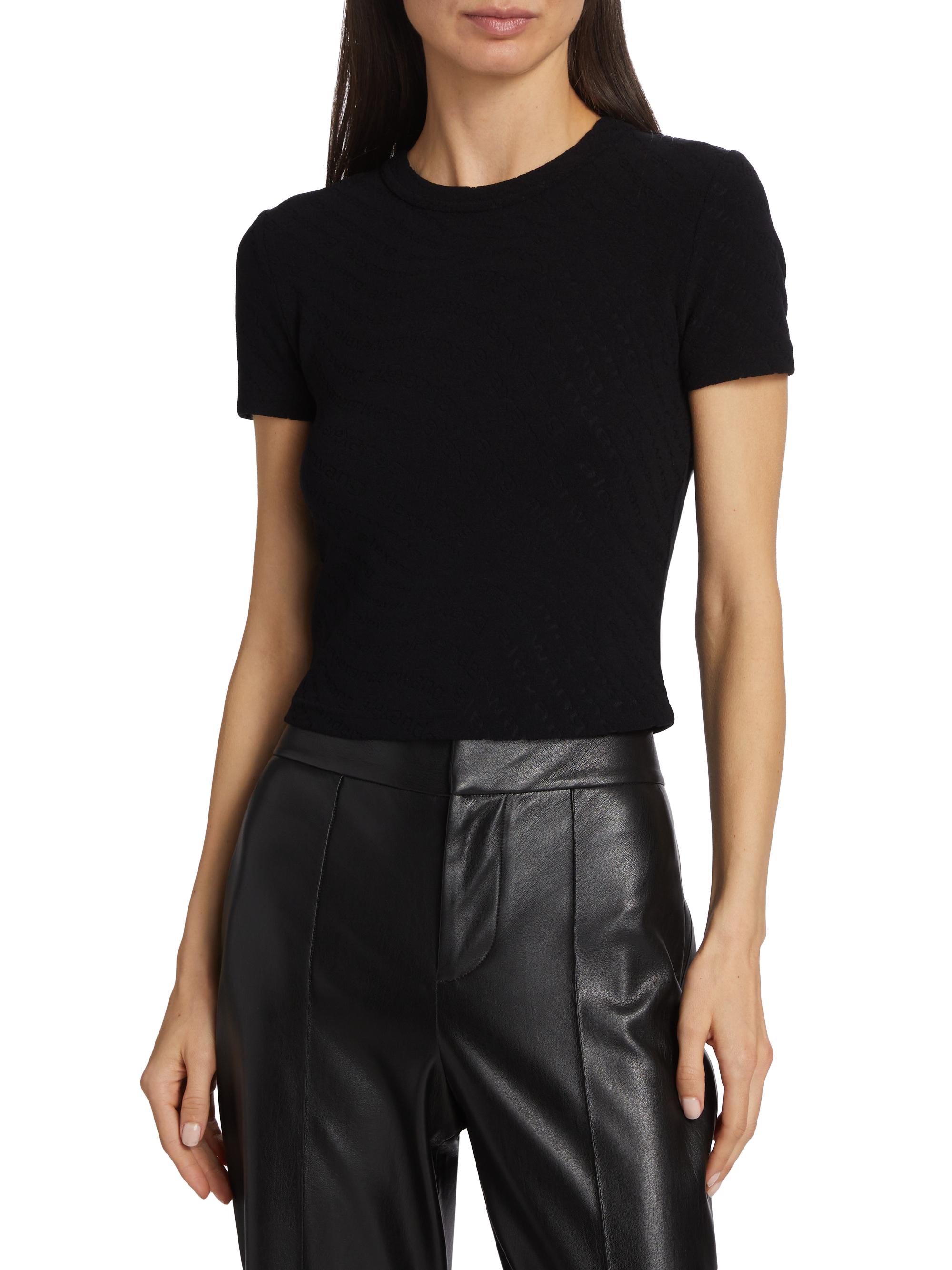 Logo Jacquard Crewneck Baby T-Shirt