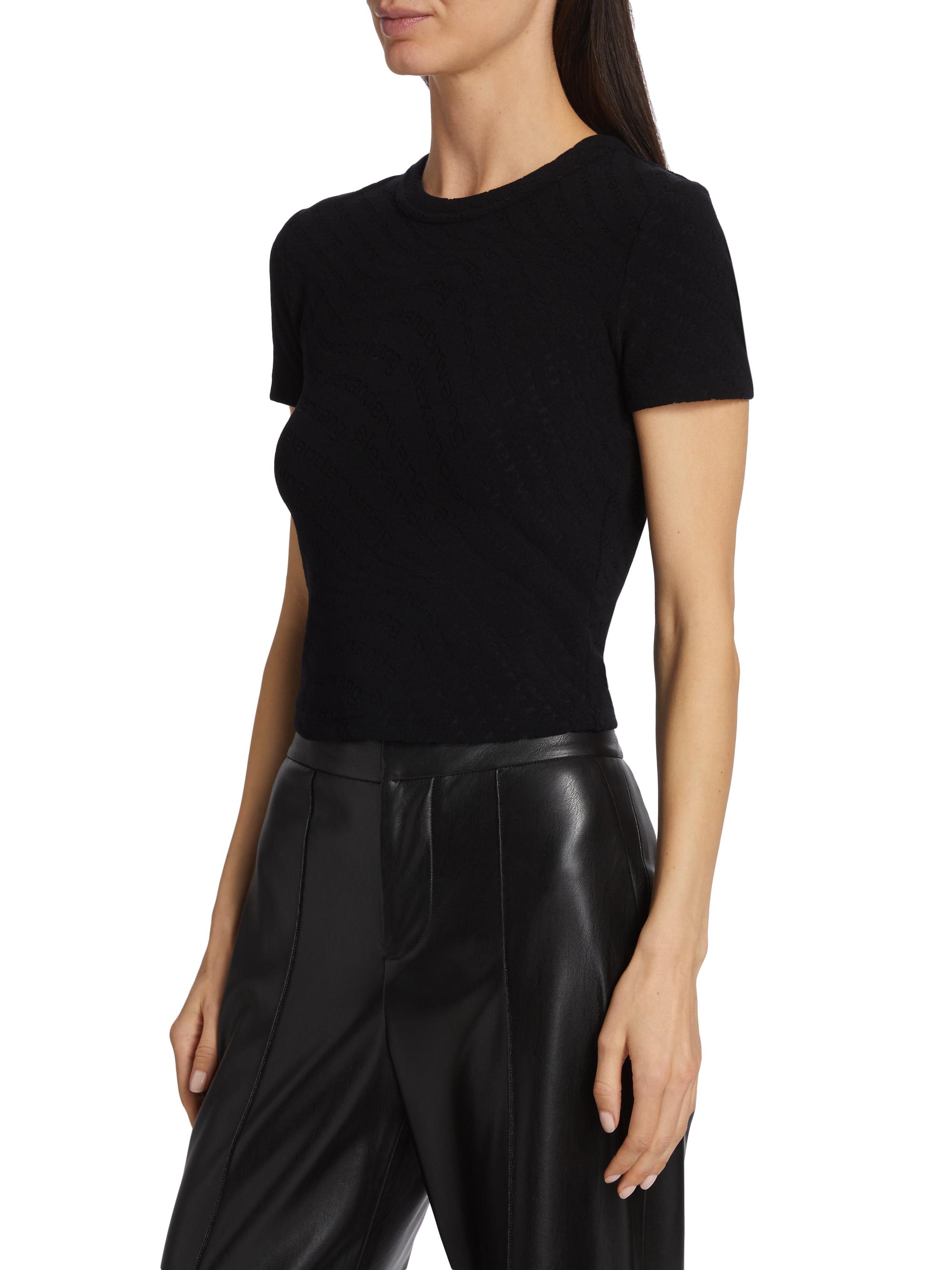 Logo Jacquard Crewneck Baby T-Shirt