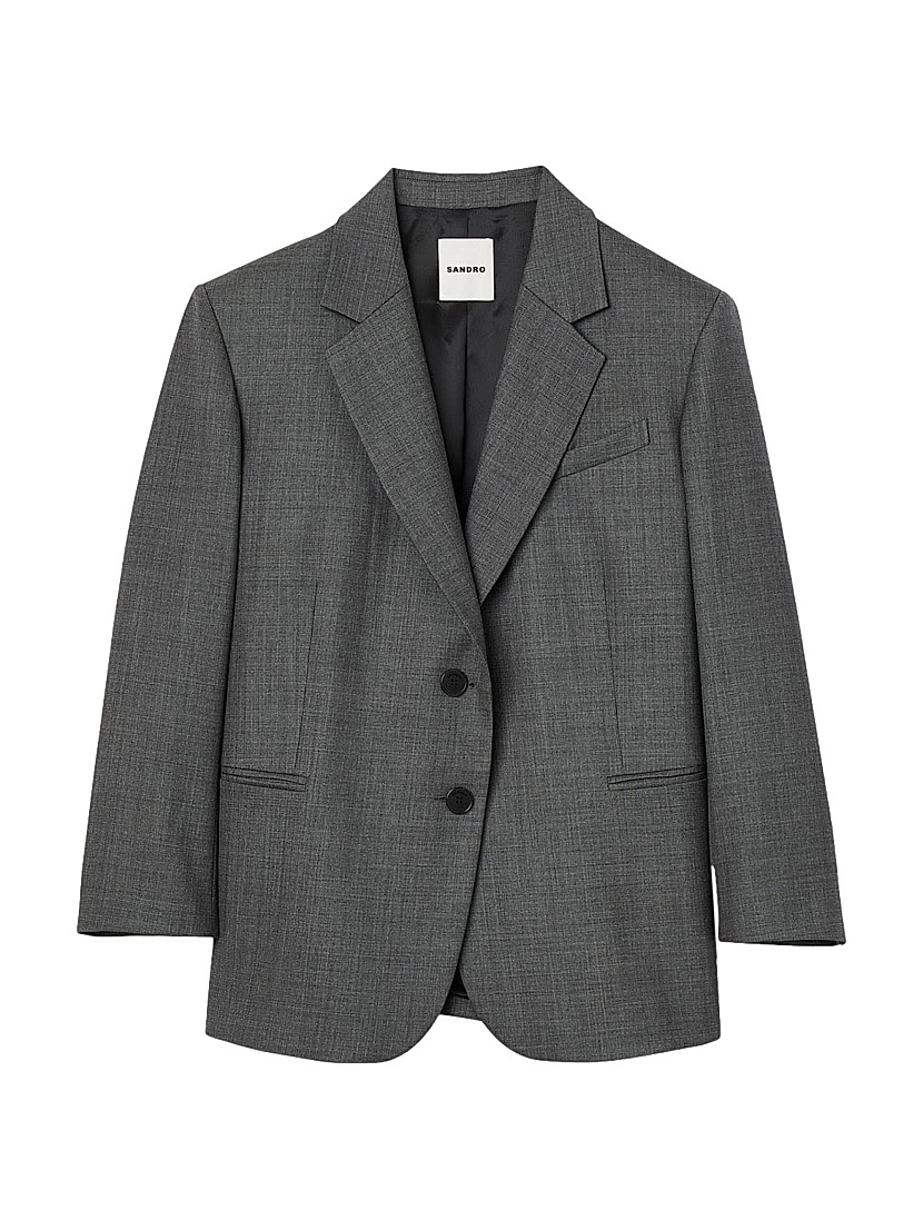 Shop Sandro Oversized Suit Blazer | Saks Fifth Avenue Shop Sandro Oversized Suit Blazer | Saks Fifth Avenue