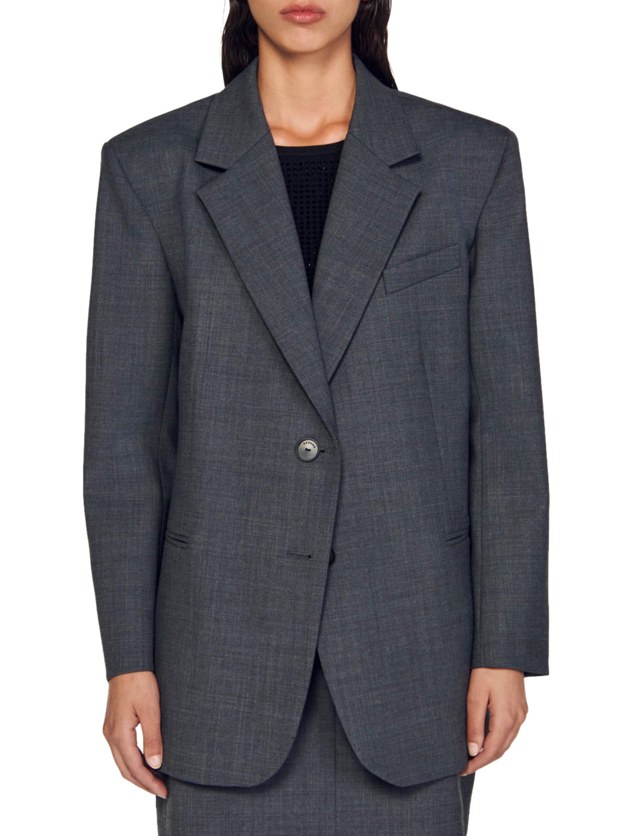 Sandro Oversized Suit Blazer | Saks Fifth Avenue