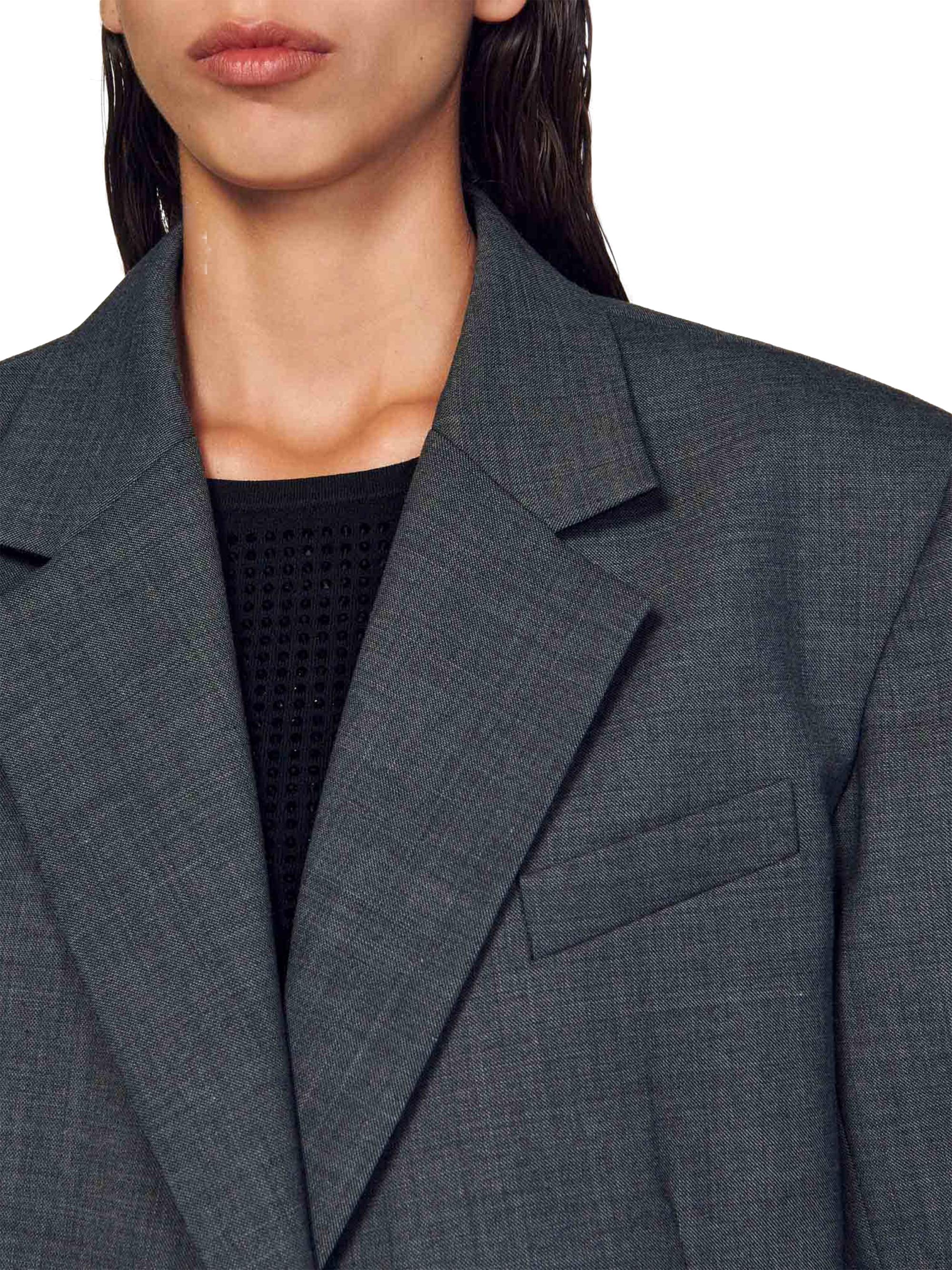 Sandro Oversized Suit Blazer | Saks Fifth Avenue