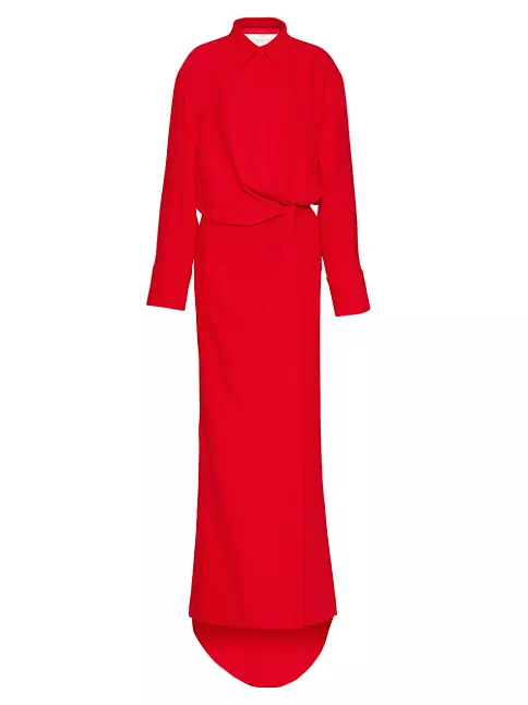 Shop Valentino Garavani Cady Couture Long Dress | Saks Fifth Avenue