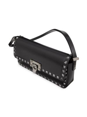 Rockstud23 Small leather shoulder bag