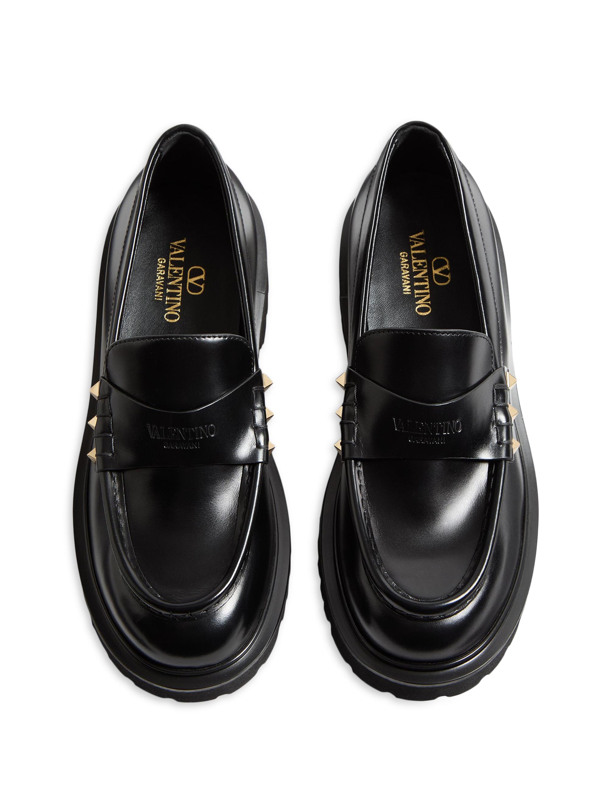 Valentino Garavani Rockstud Calfskin Loafers | Saks Fifth Avenue