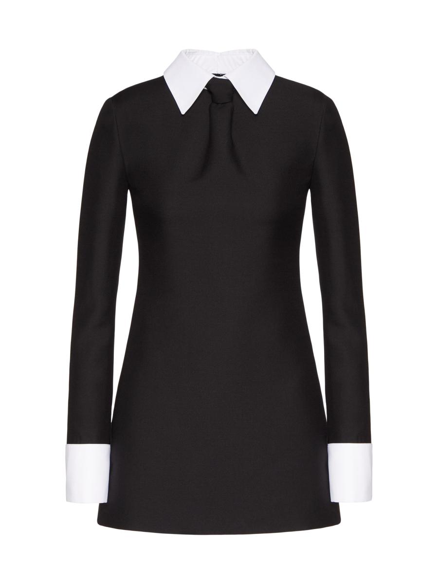 Valentino Garavani Crepe Couture Short Dress | Saks Fifth Avenue
