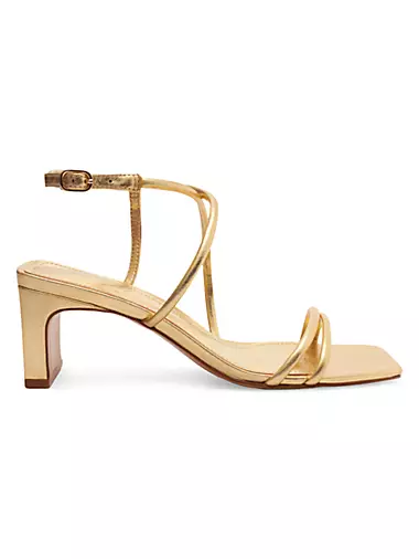 Aimee 63MM Leather Block Sandals