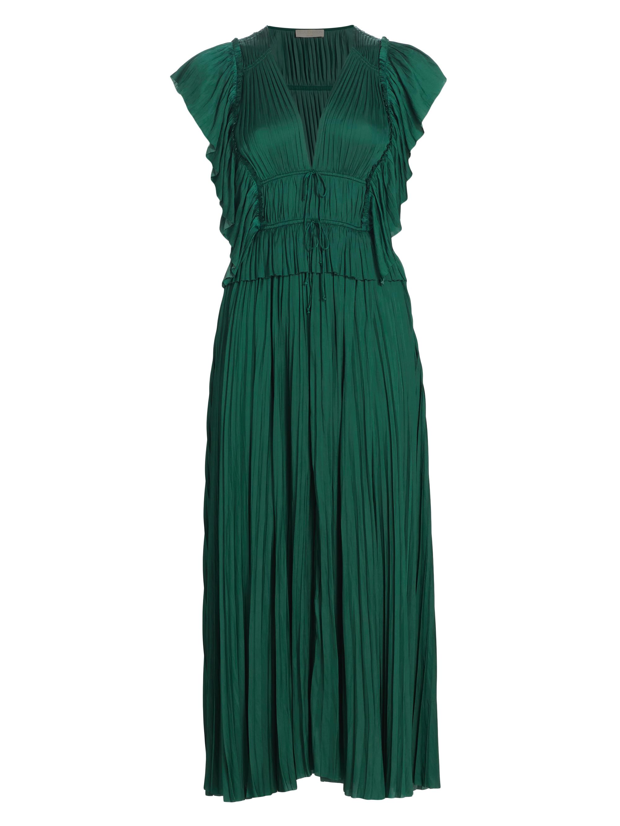 Ulla Johnson Women's Letty Pleated Midi Dress - Jadeite