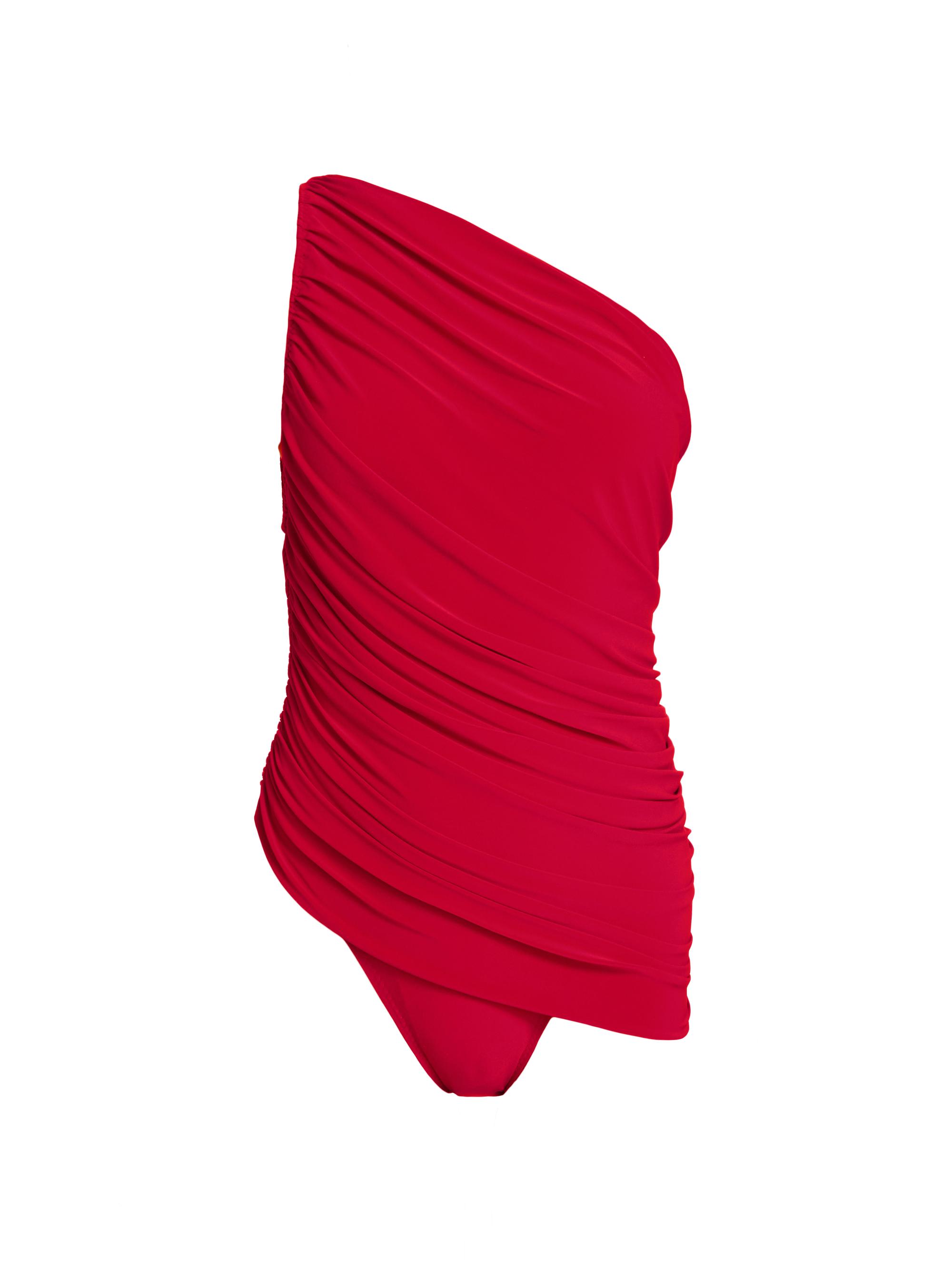 Norma Kamali Women's Diana One-Shoulder One-Piece Swimsuit - Black