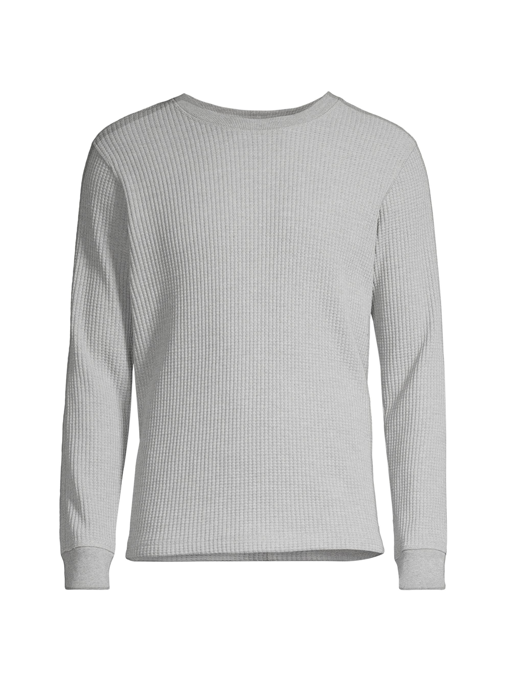 Rails Men's Wade Thermal Crewneck Sweatshirt - Heather Grey