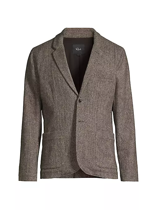 Rails - Reynard Wool-Blend Tweed Two-Button Blazer