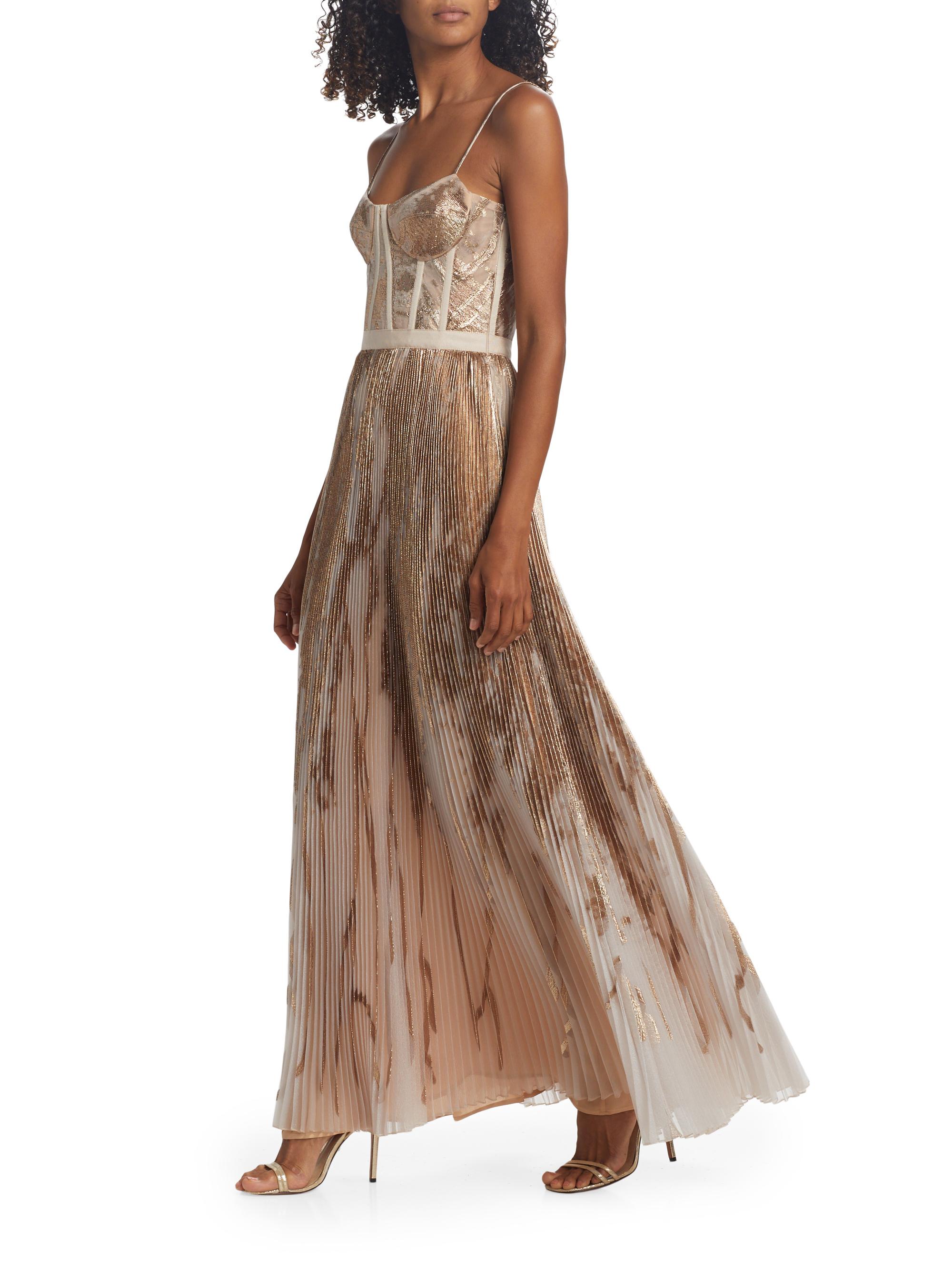 SIMKHAI Brielle Brocade Bustier Gown | Saks Fifth Avenue