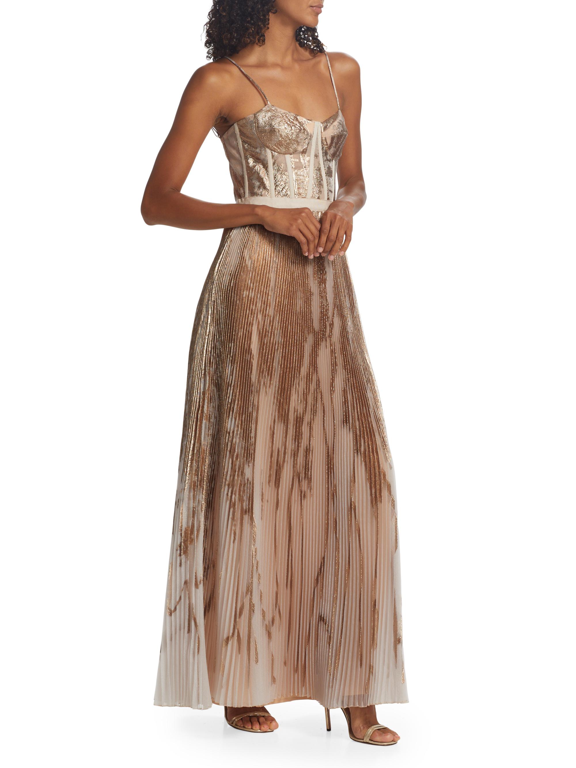 SIMKHAI Brielle Brocade Bustier Gown | Saks Fifth Avenue