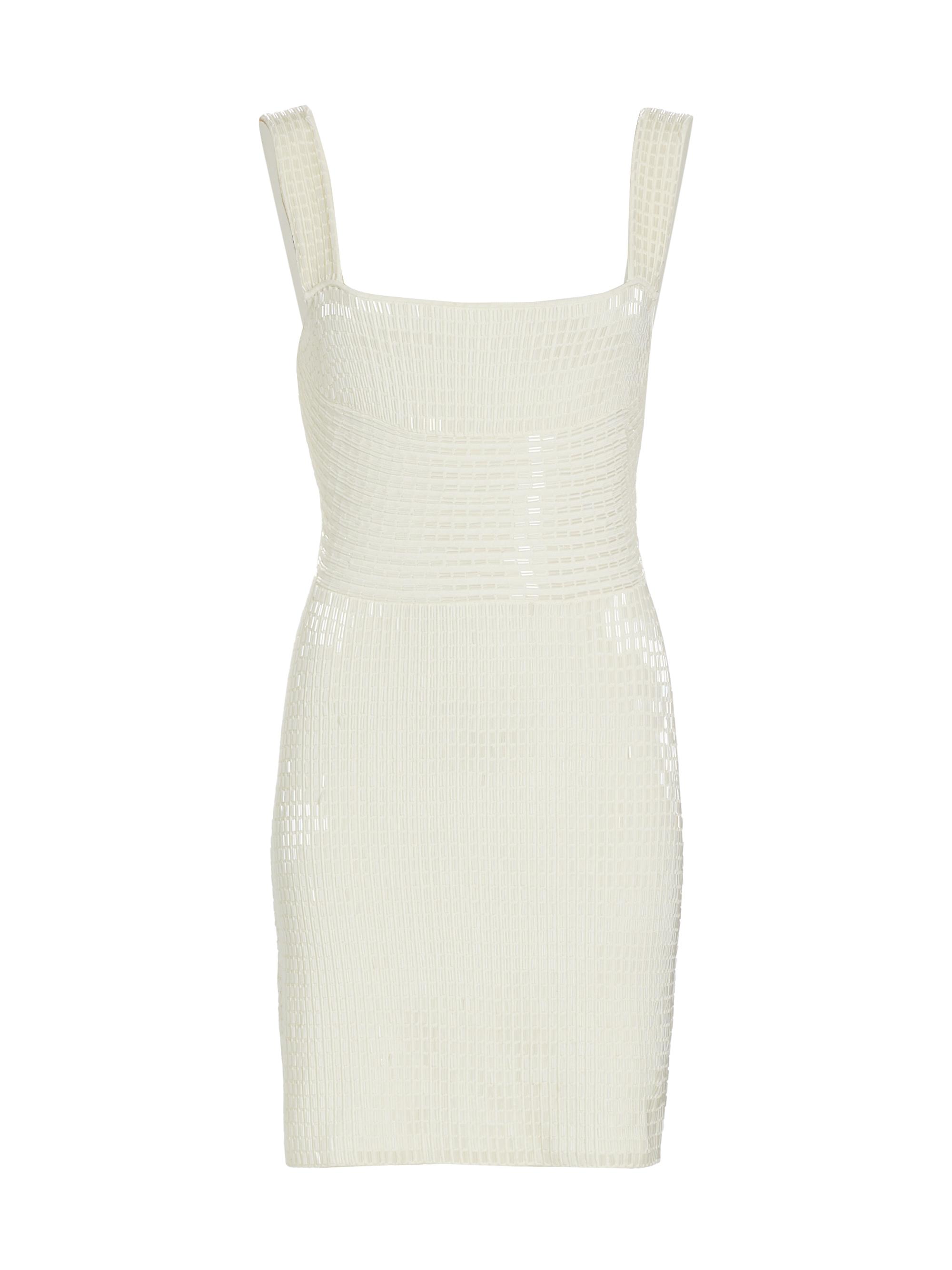 SIMKHAI Women's Jayde Beaded Bodycon Mini Dress -