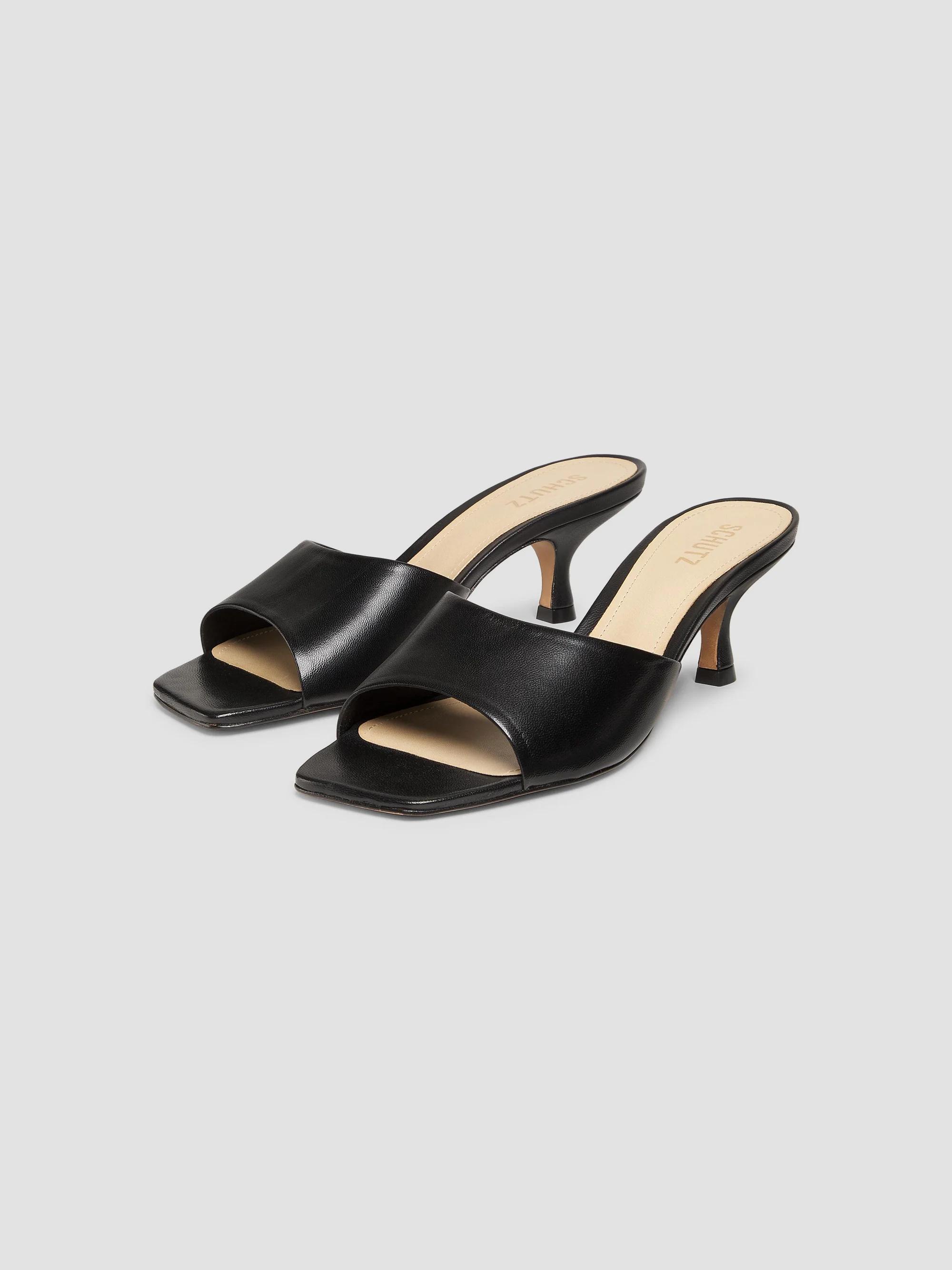 Schutz Dethalia 63MM Leather Sandals | Saks Fifth Avenue