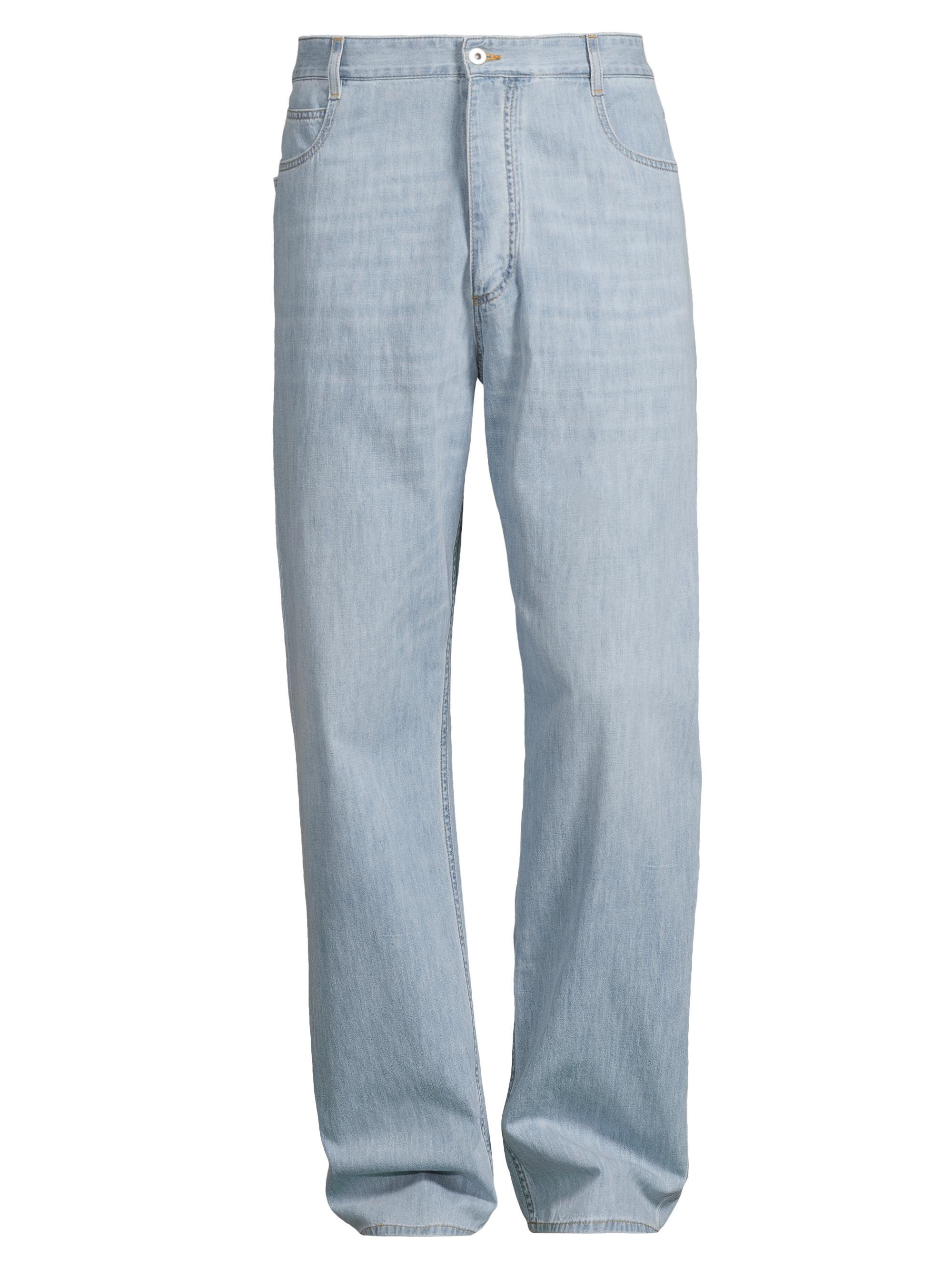 Bottega Veneta Men's Denim Trousers - Light Bleach
