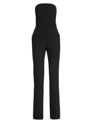 Kate Strapless Belted Jumpsuit Saks Fifth Avenue