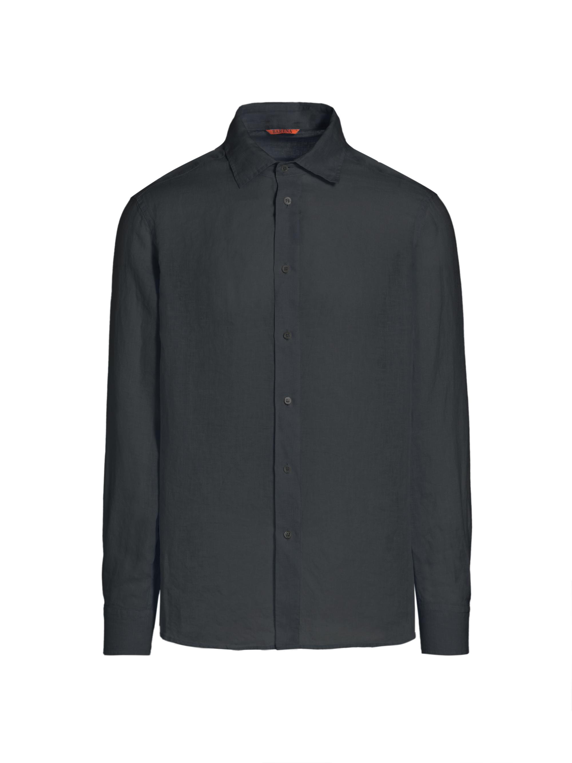 Barena Men's Surian Linen Button-Front Shirt - Navy