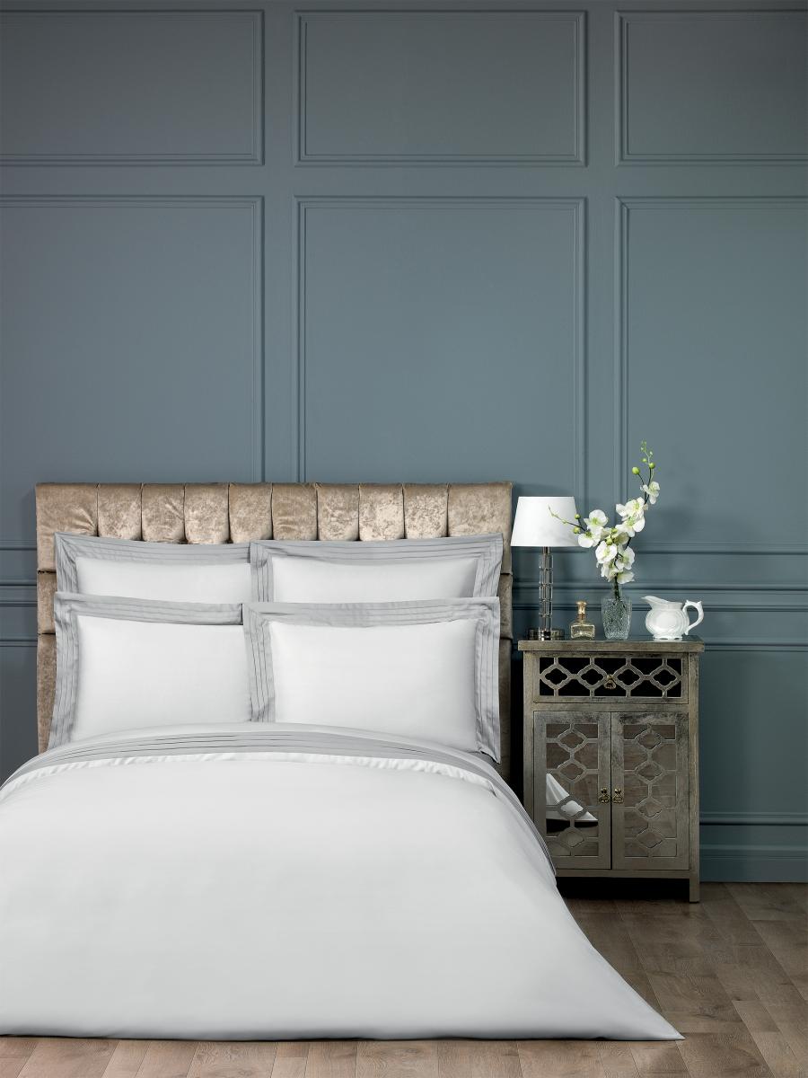 Togas Eden Duvet Cover & Sham Collection In Gray