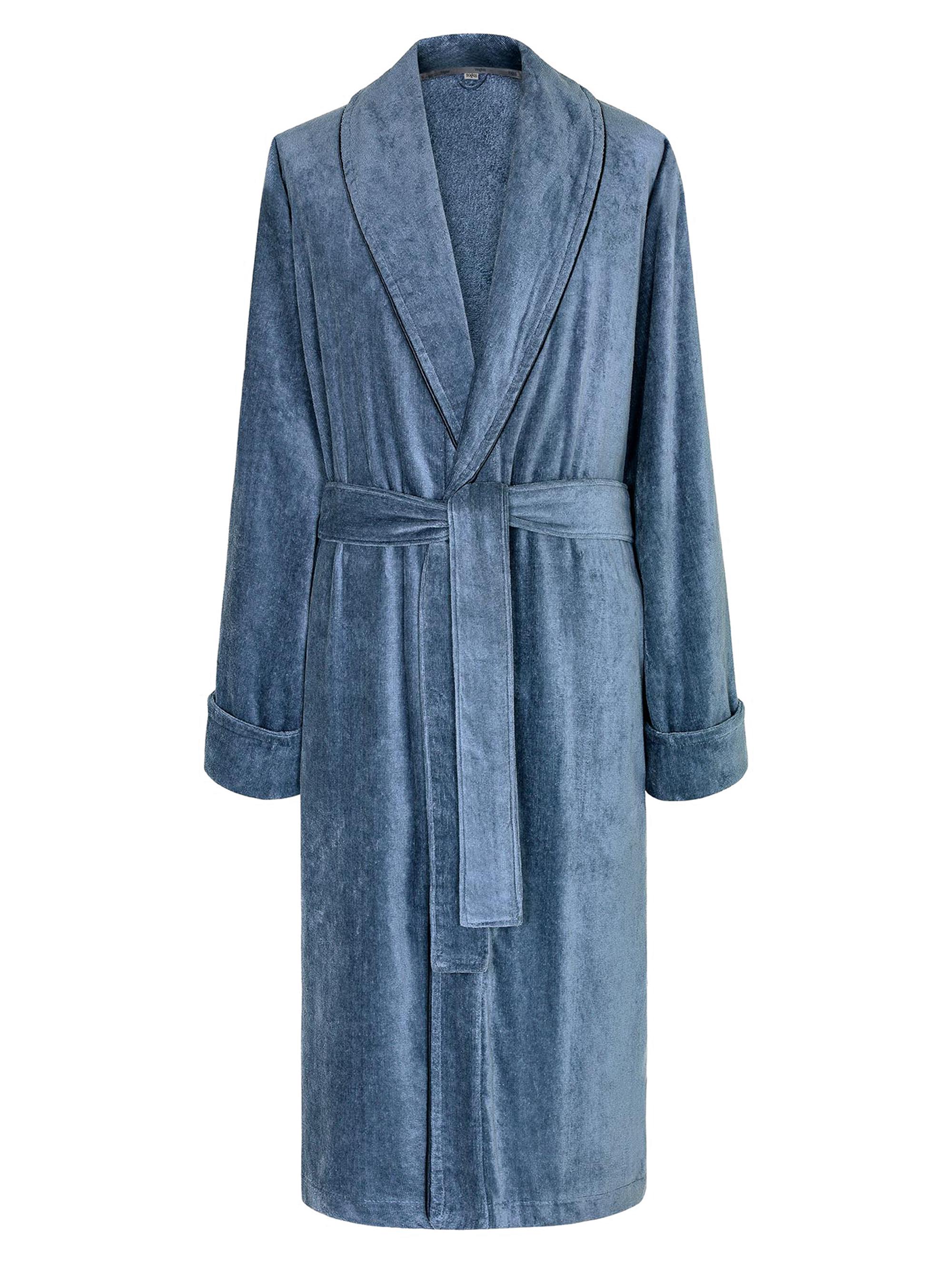 Togas Women's Simon Bathrobe - Navy Blue